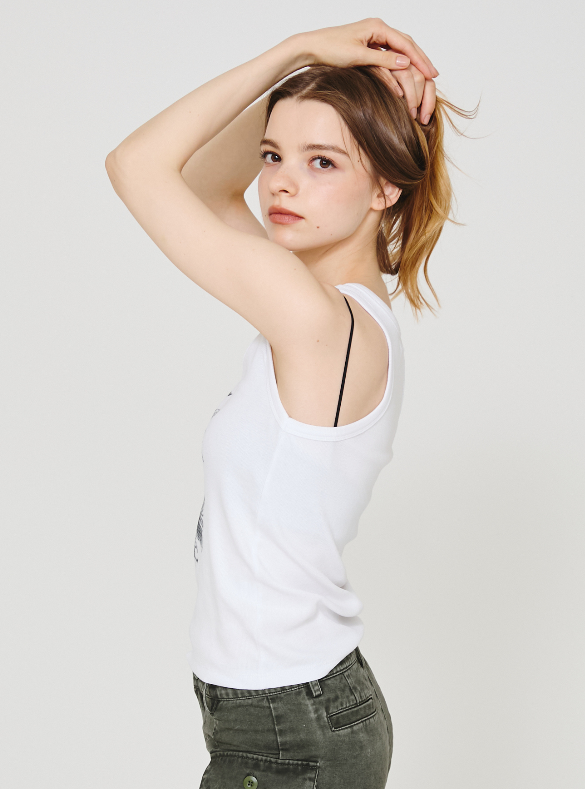 Passiflora Rib Tank Top