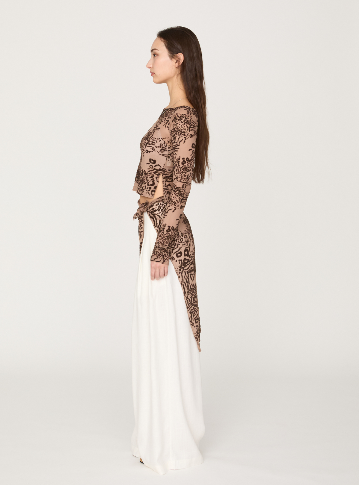 Linen Volume Wide Pants