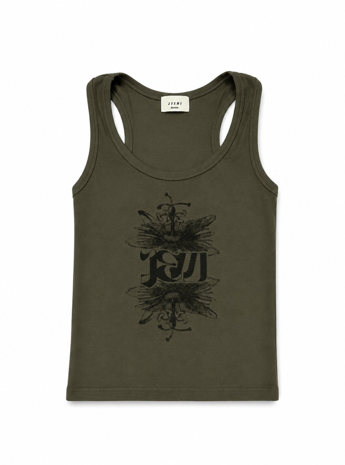 Passiflora Rib Tank Top