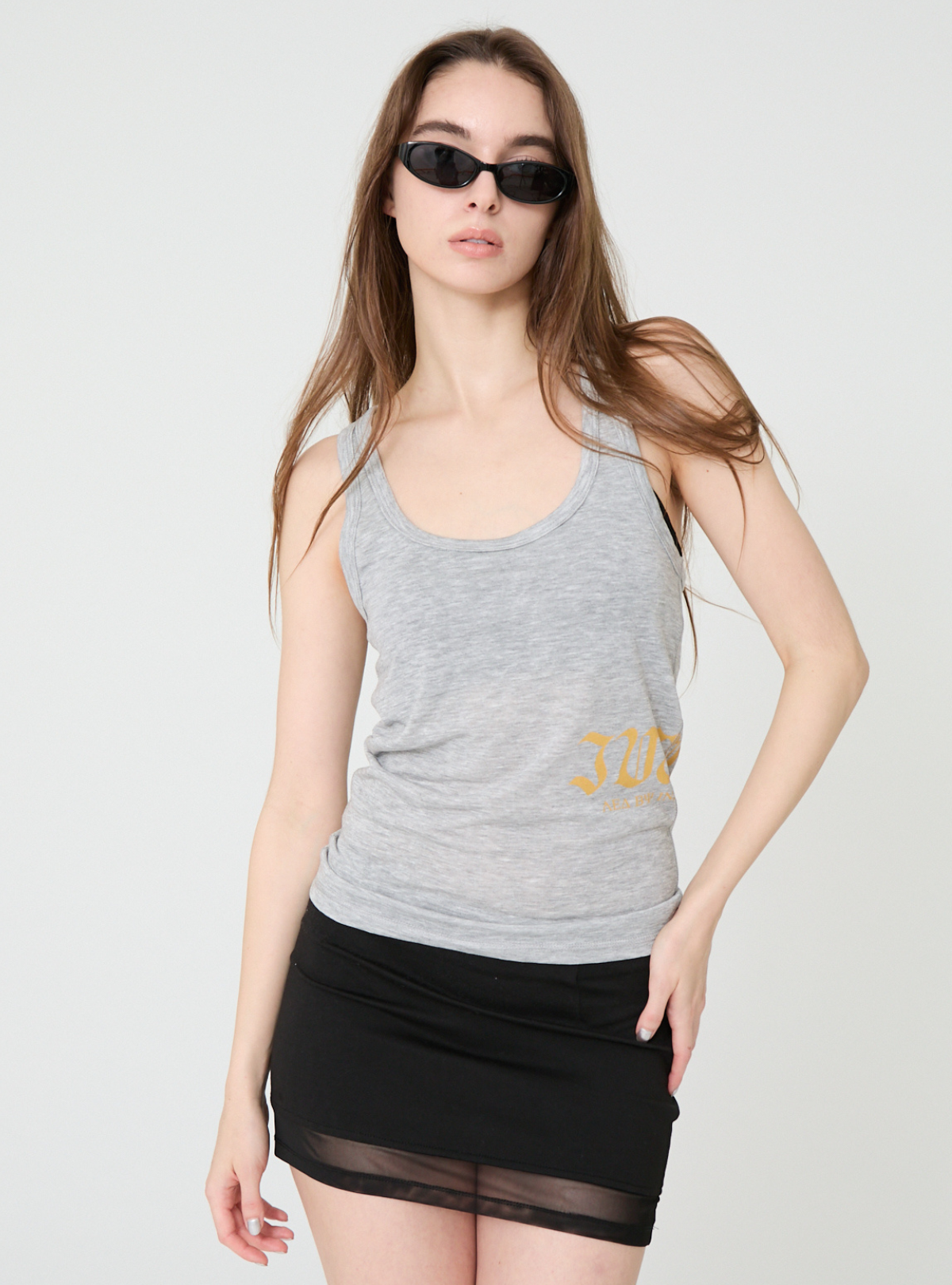 Slub Side Logo Tank