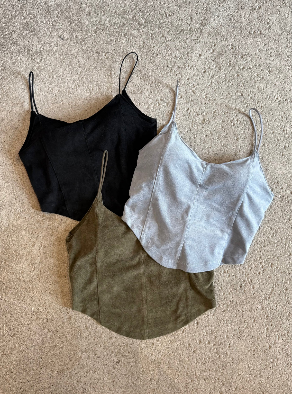 Suede Touch Bustier