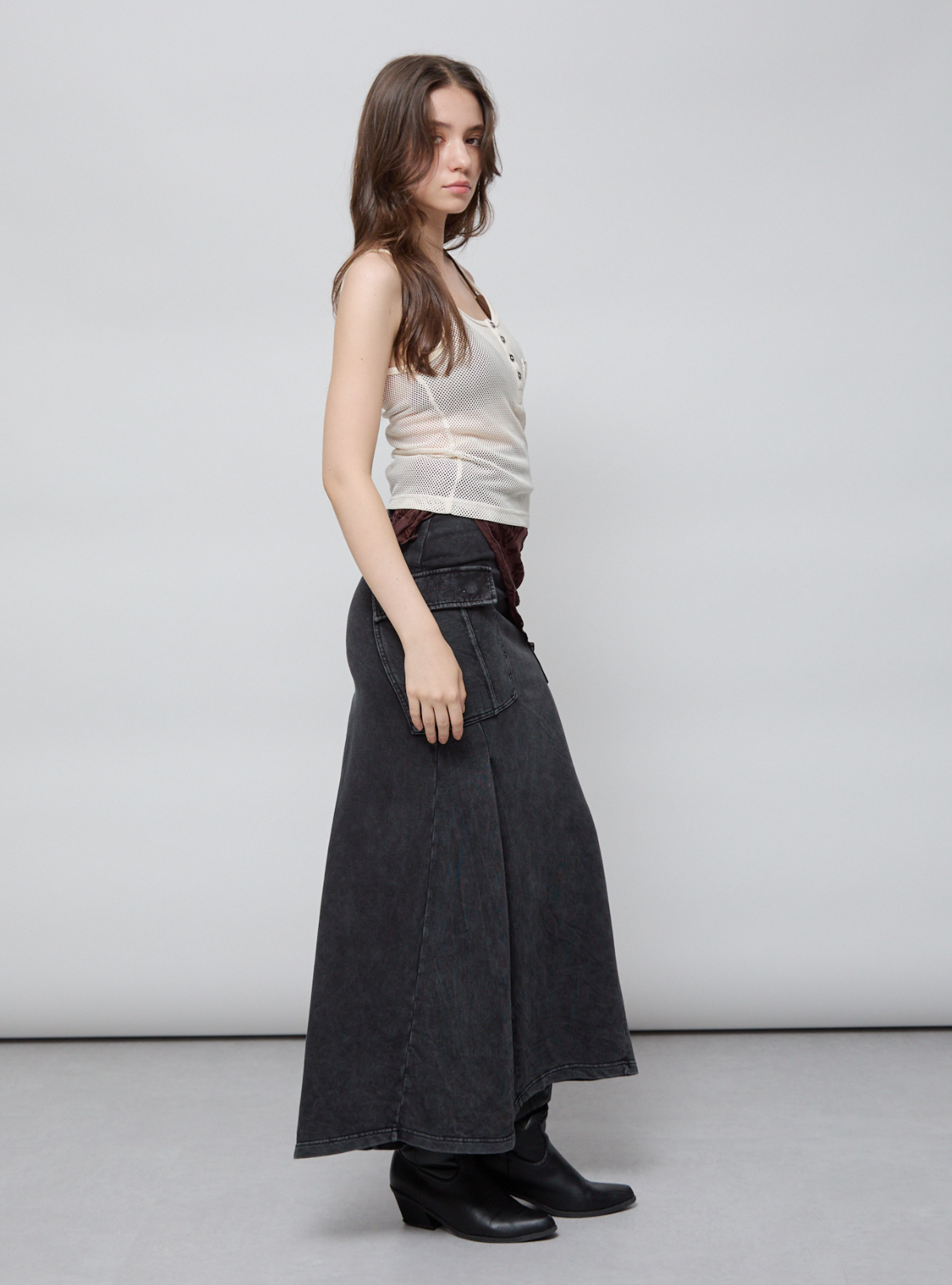 Henley Mesh Cami