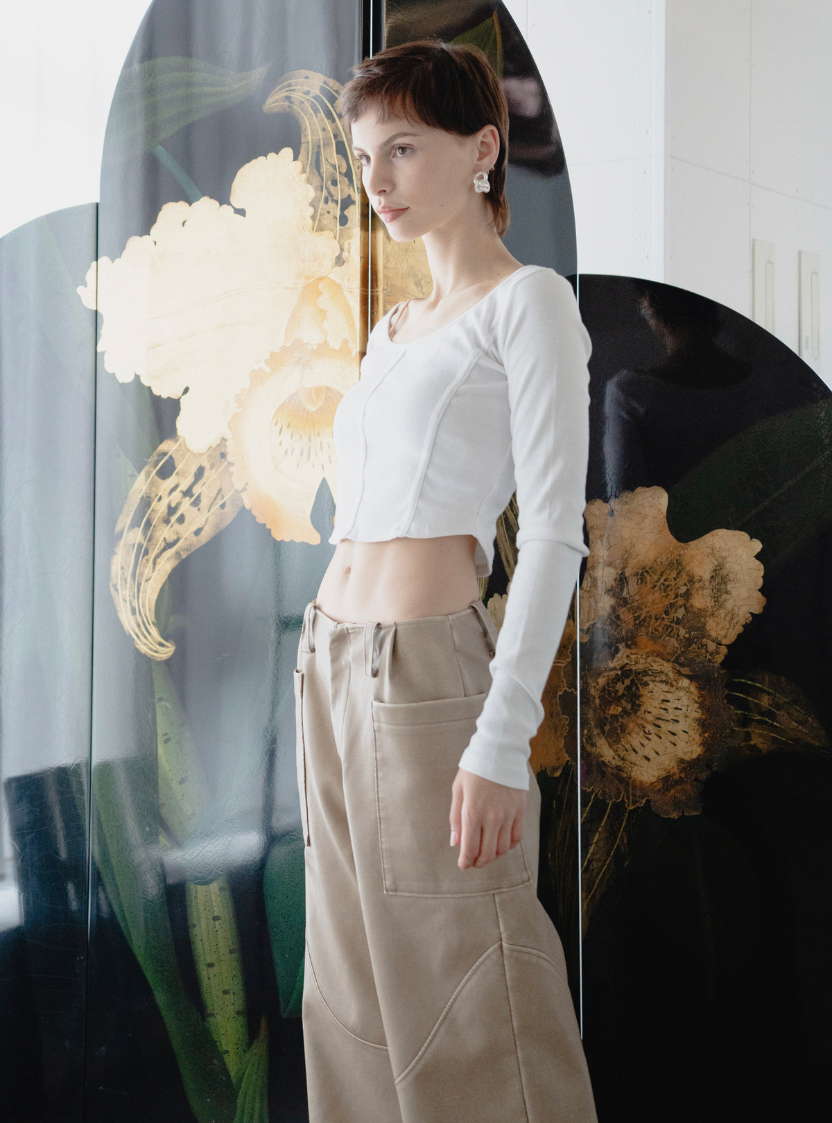 Modular Faux Leather Pants