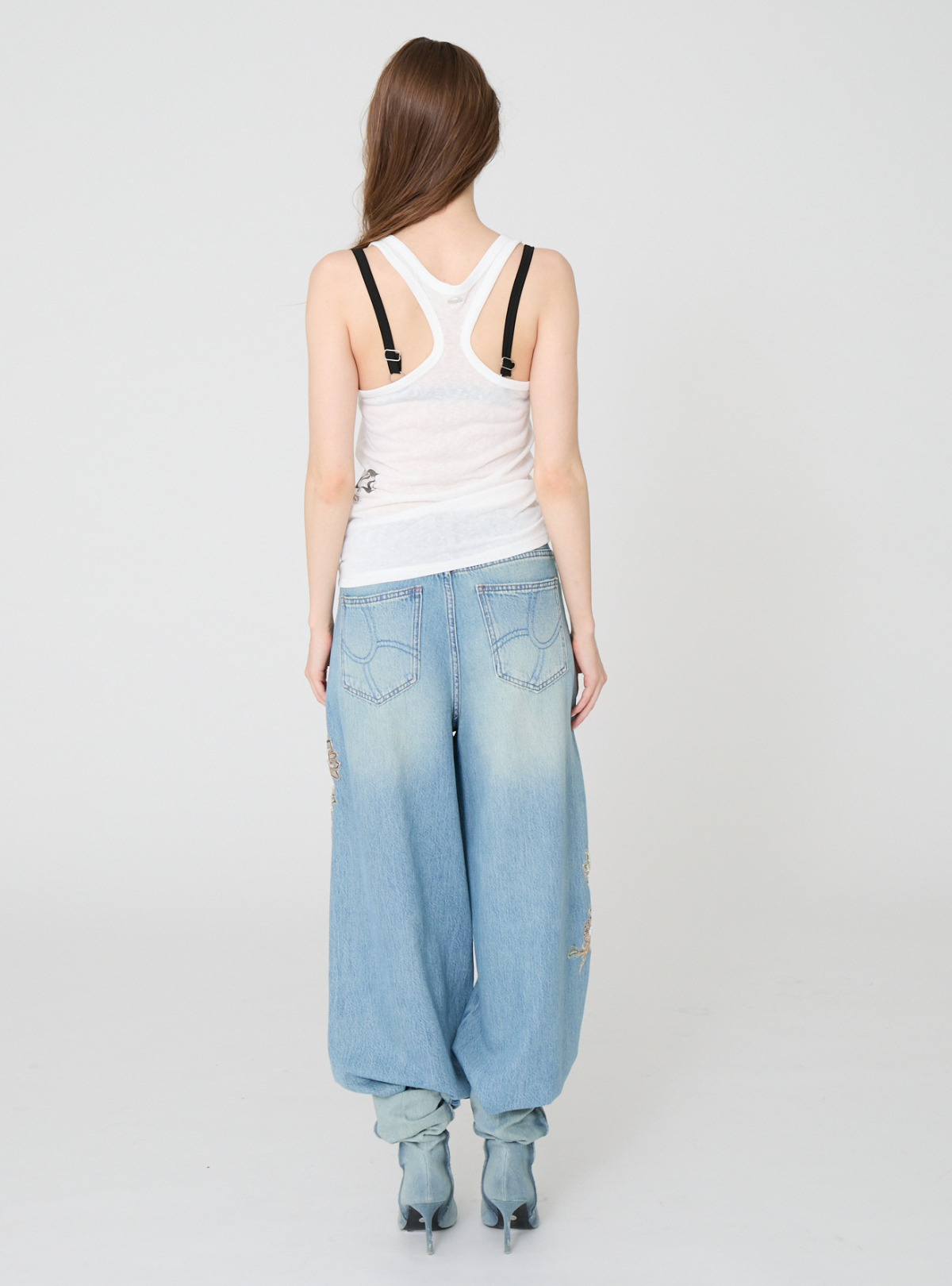 Slub Side Logo Tank