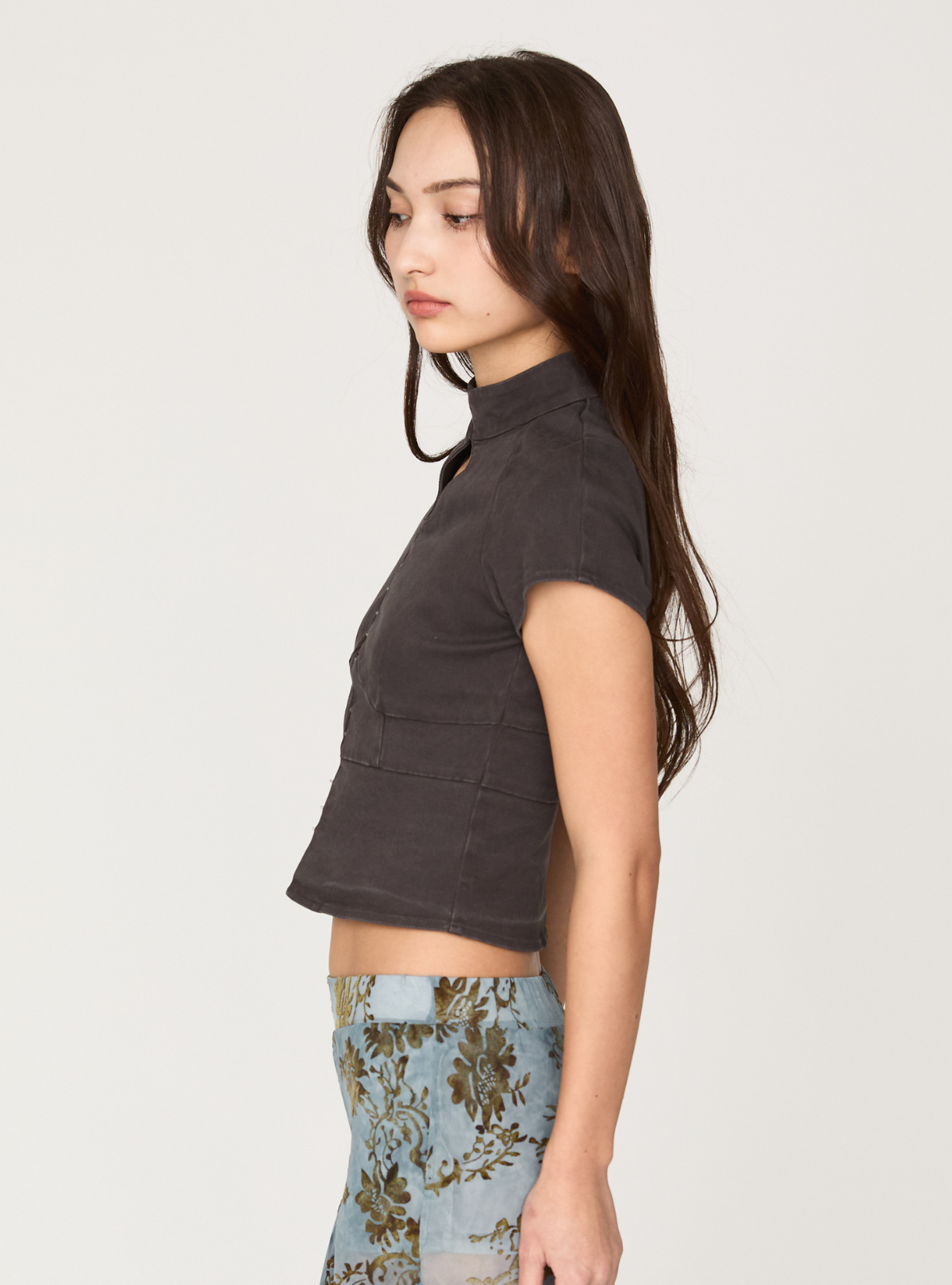 Cutout Peplum Top