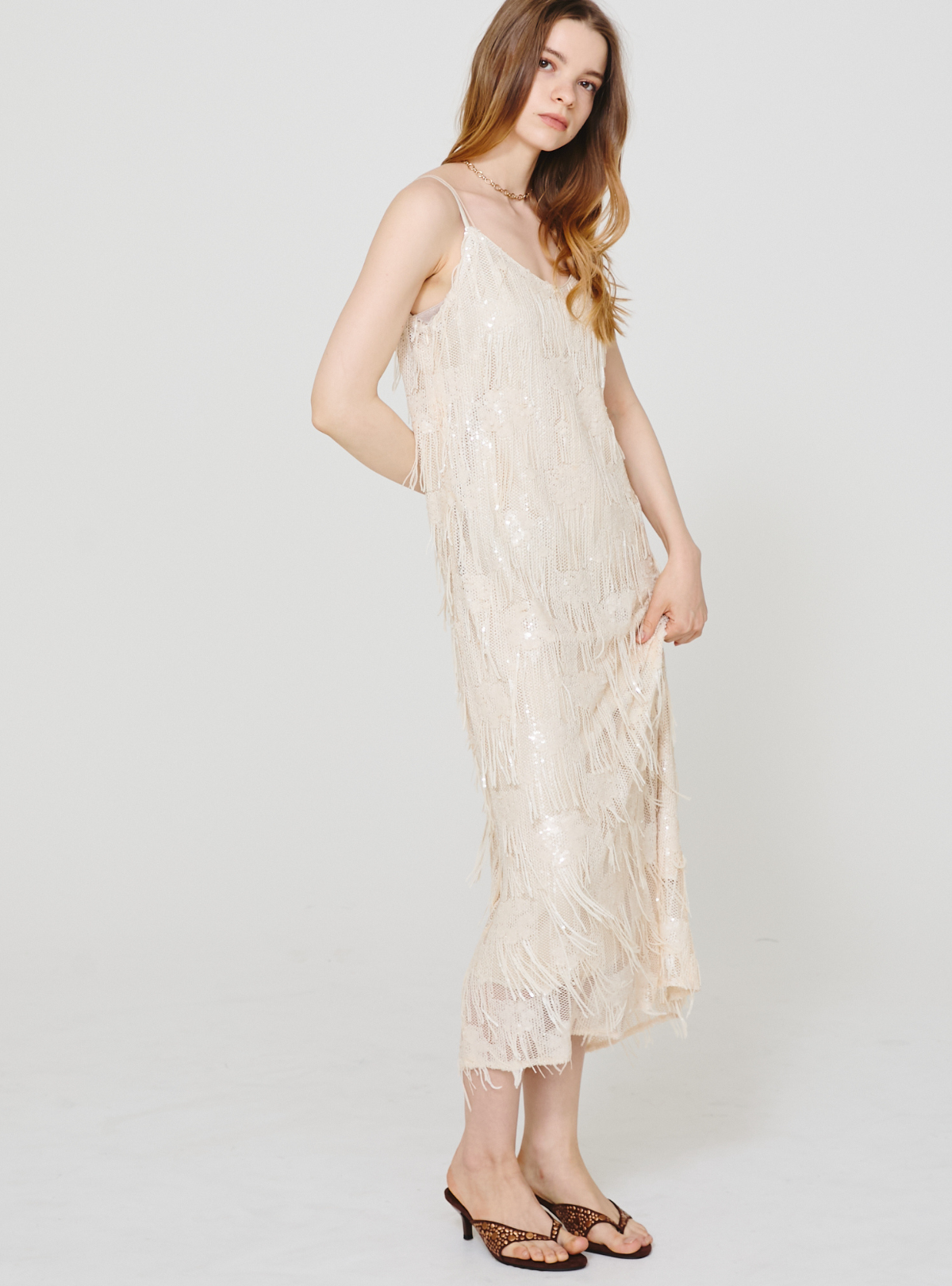 Shimmer Fringe Dress