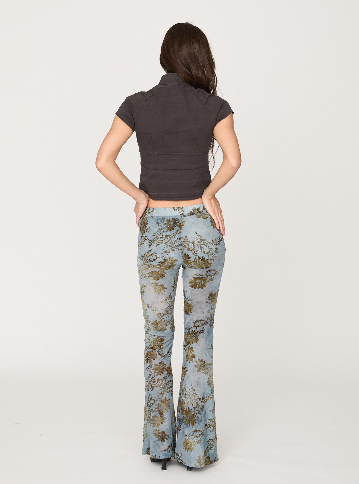Cutout Peplum Top
