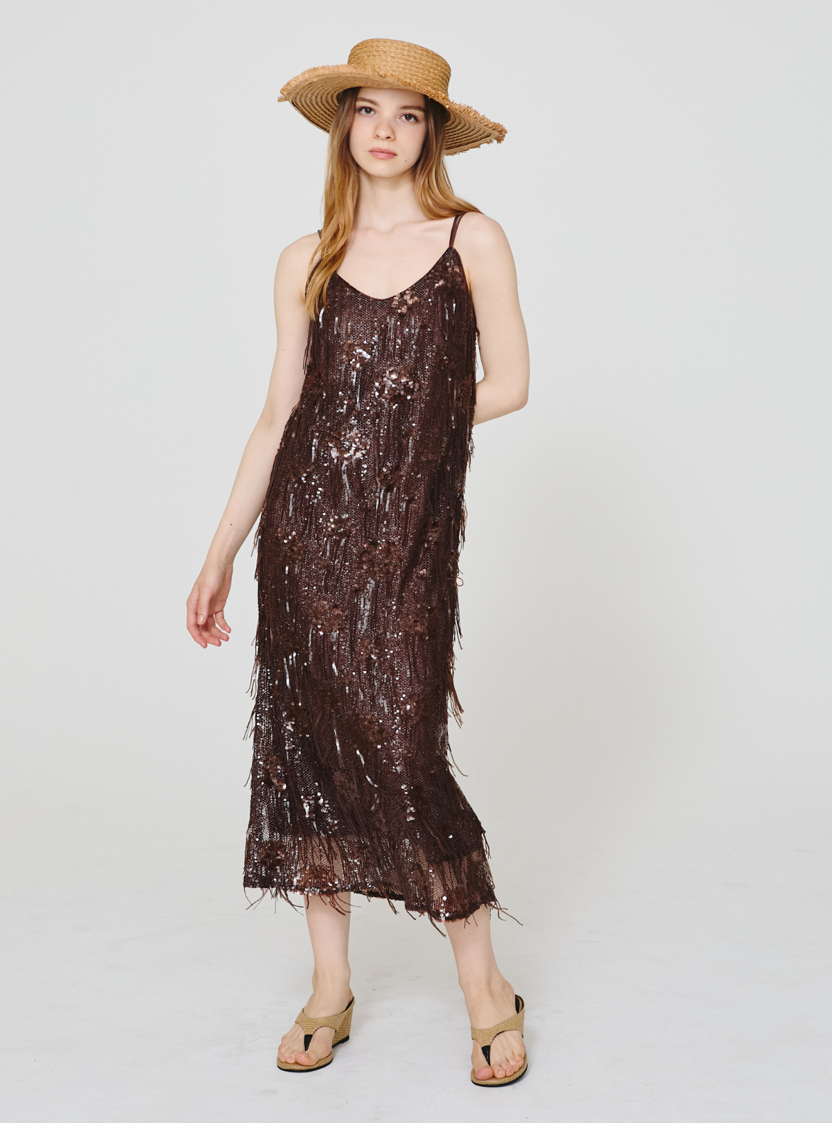 Shimmer Fringe Dress