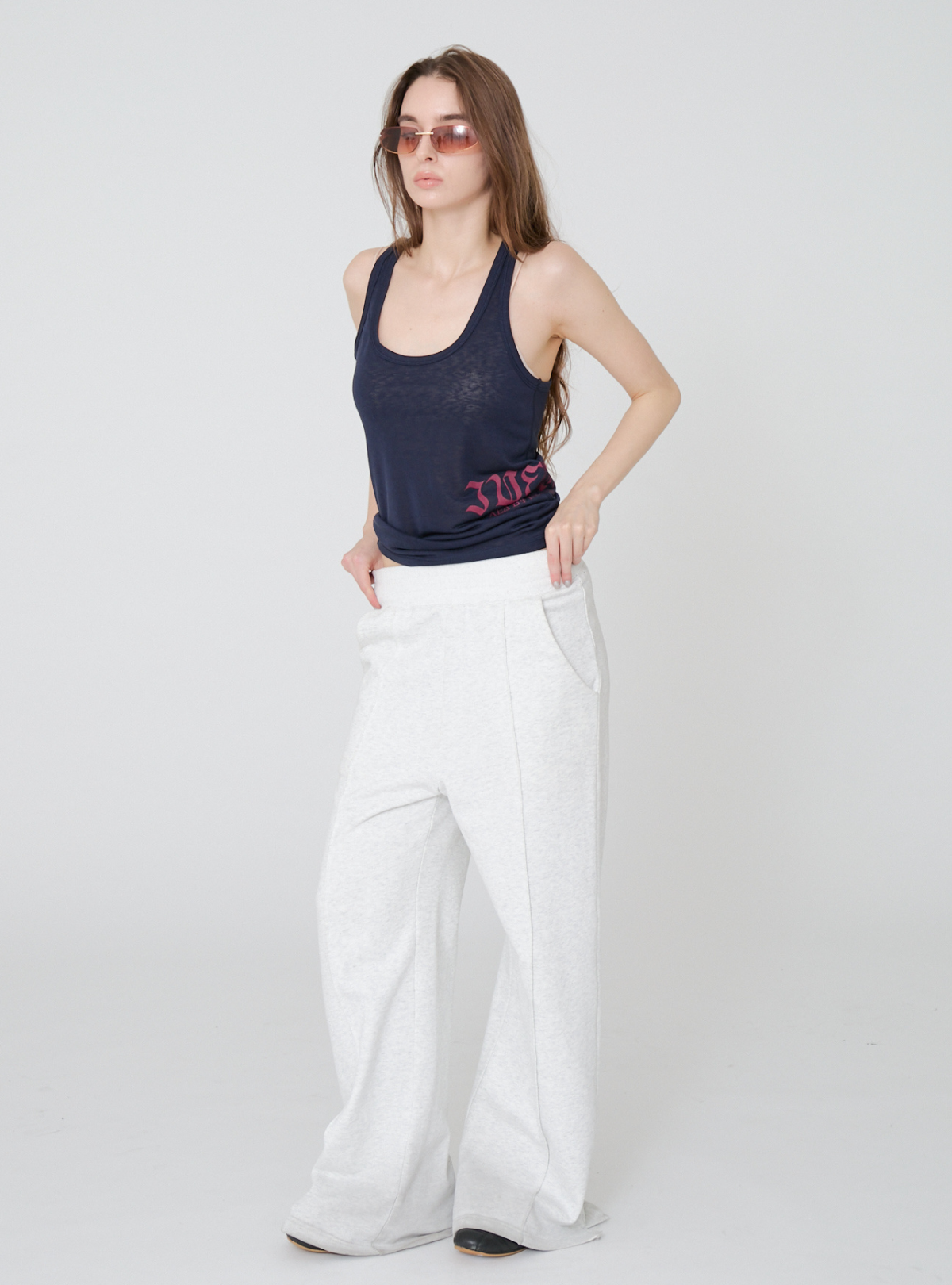 Slub Side Logo Tank