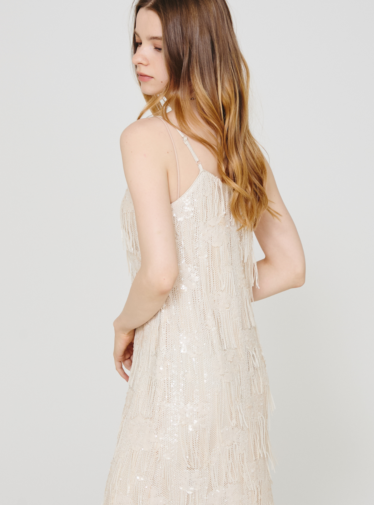 Shimmer Fringe Dress