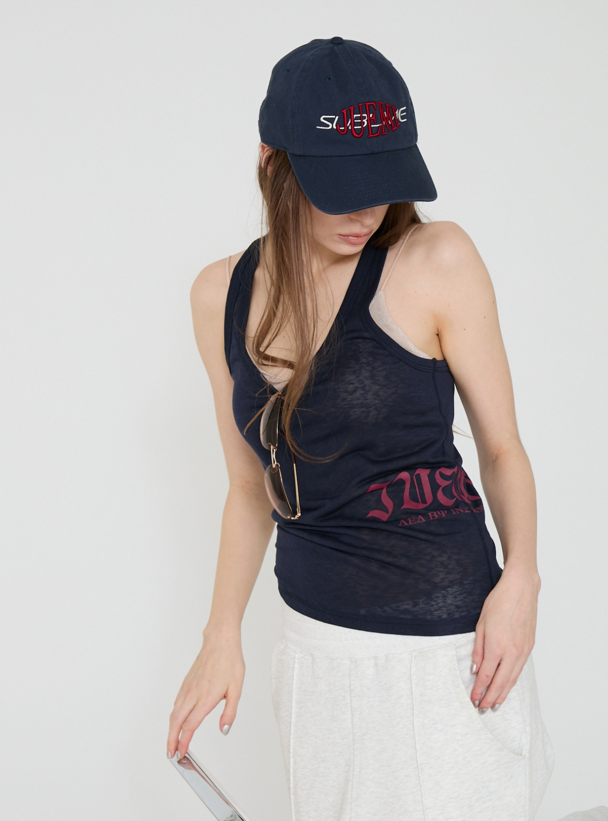 Slub Side Logo Tank
