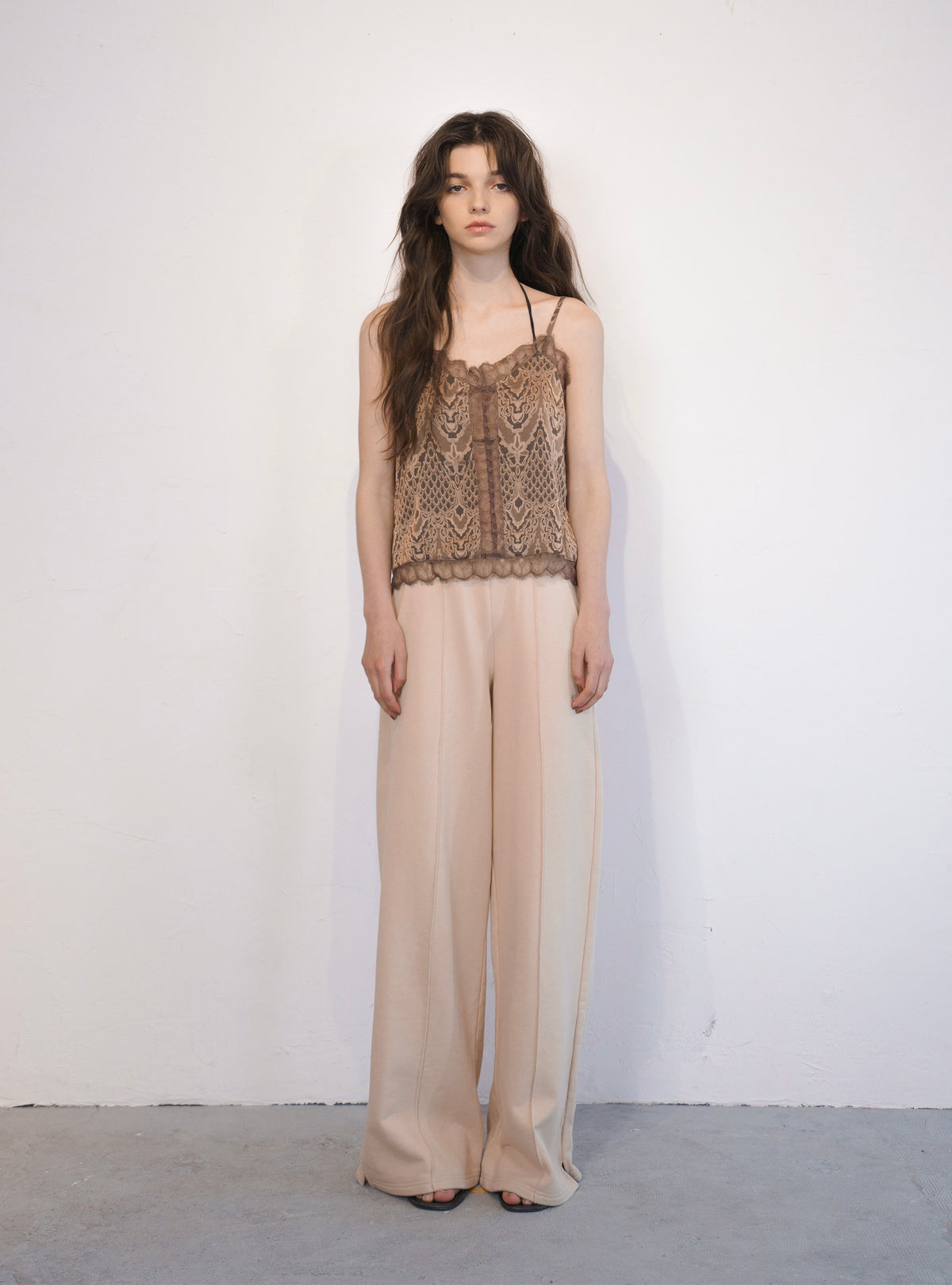 Back Knot Lace Cami