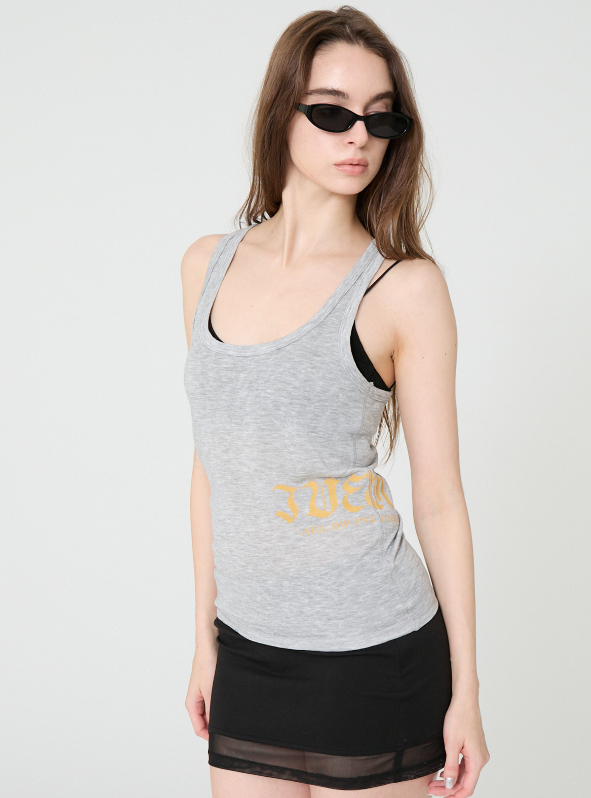 Slub Side Logo Tank