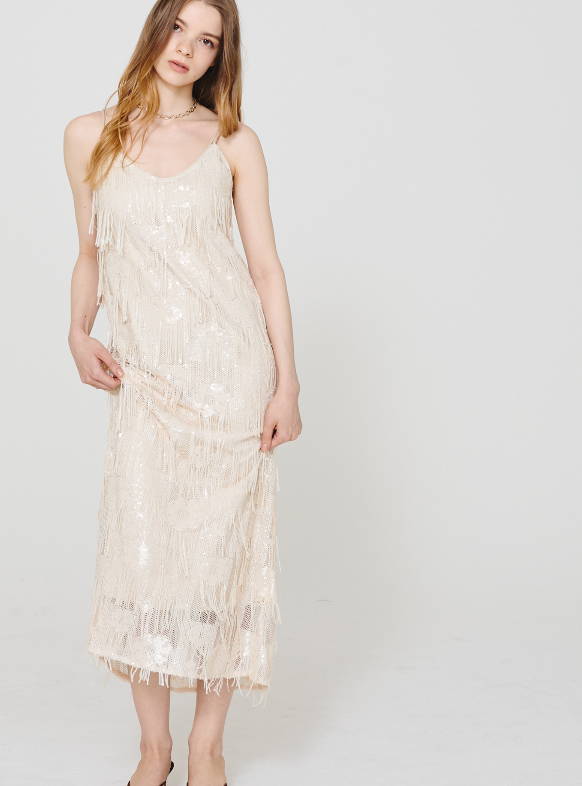 Shimmer Fringe Dress