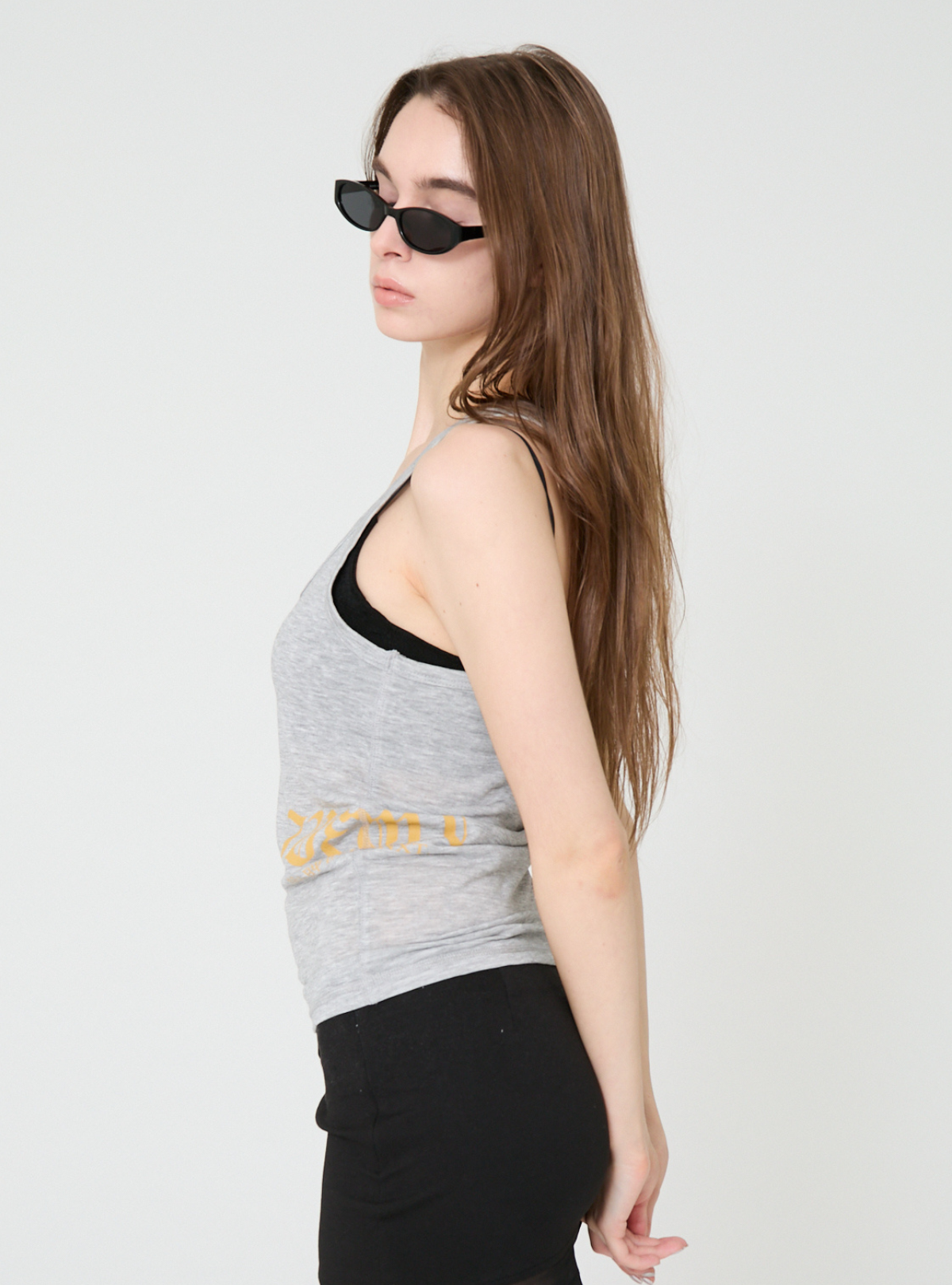 Slub Side Logo Tank