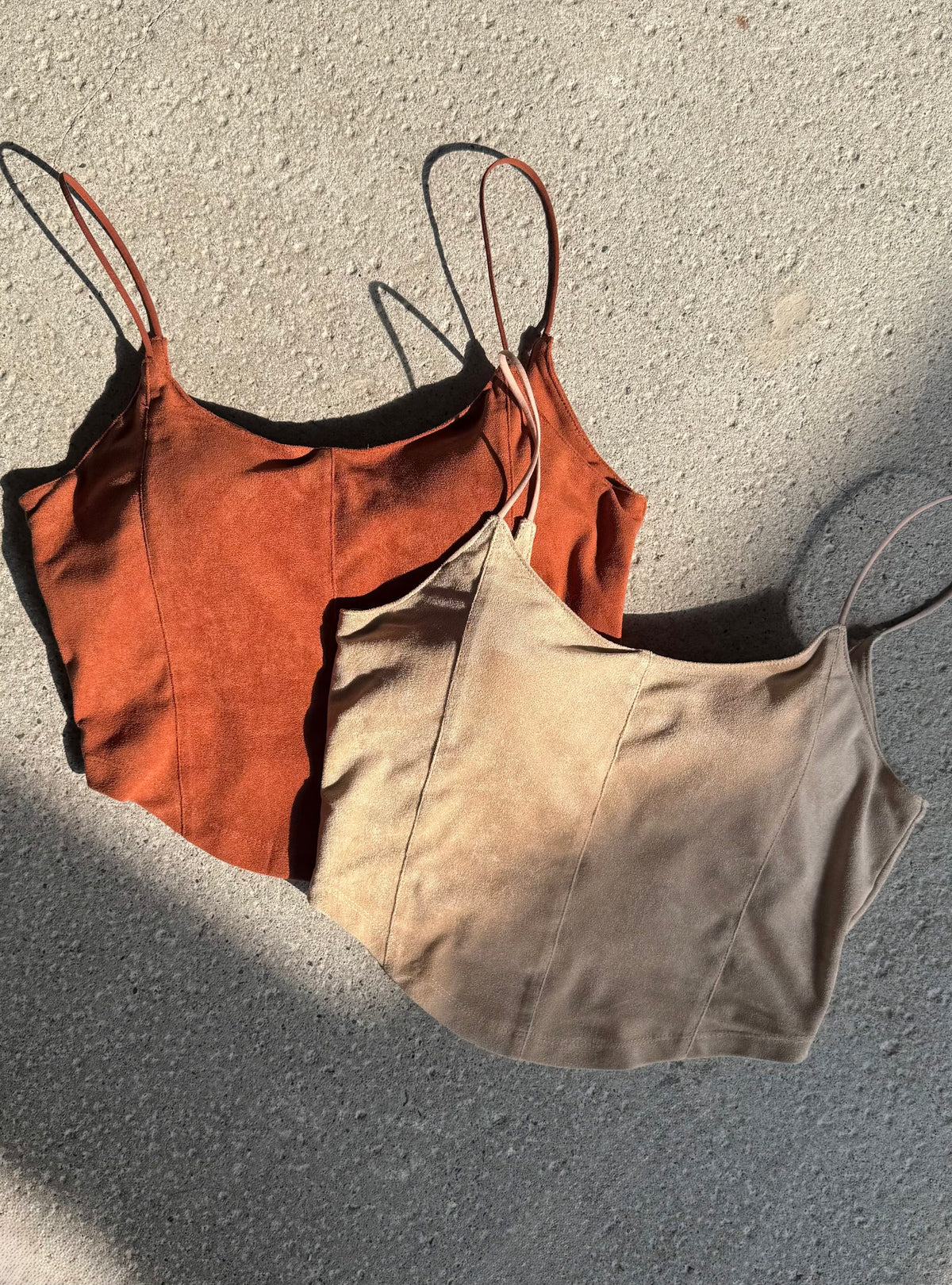 Suede Touch Bustier