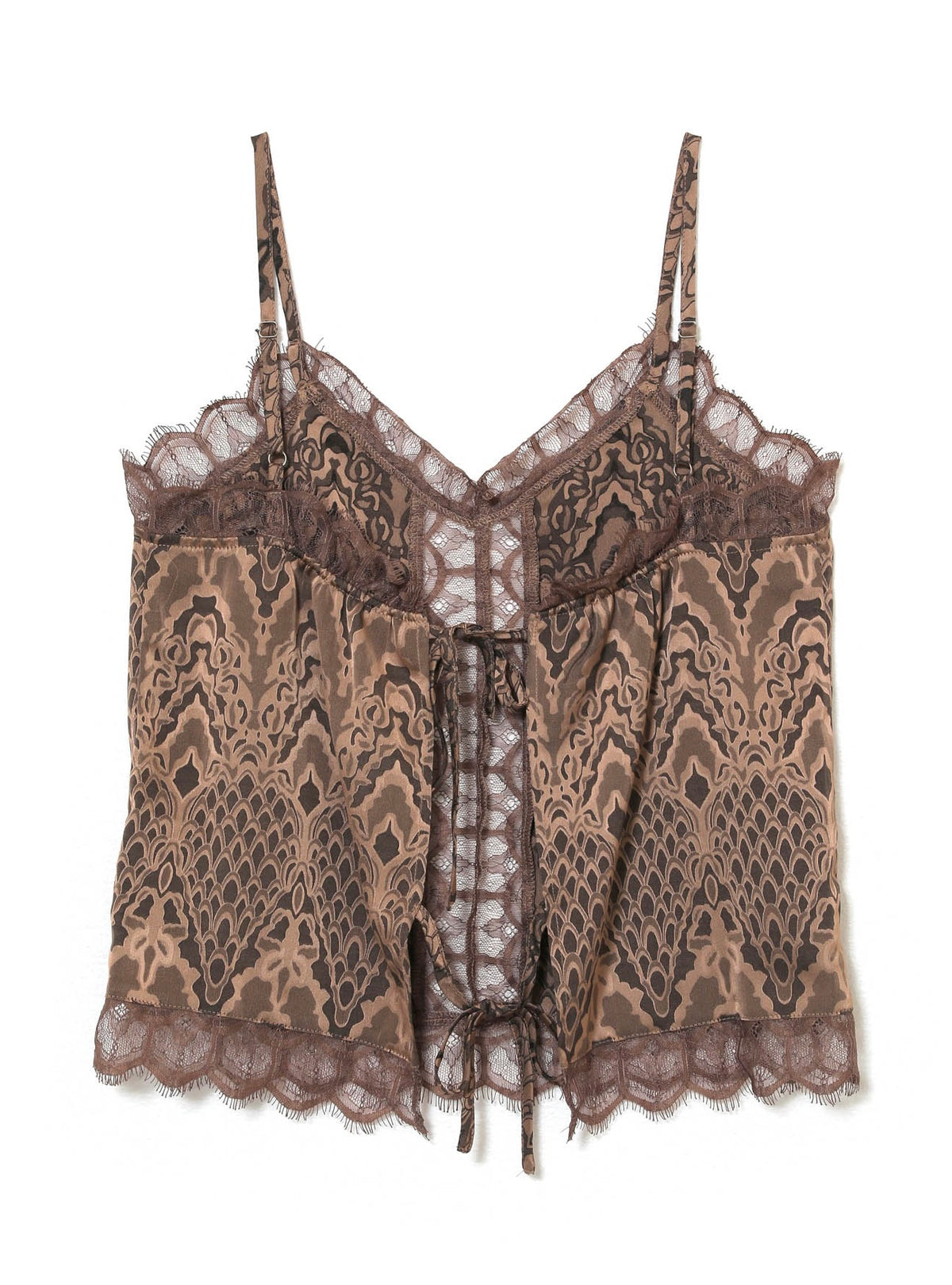 Back Knot Lace Cami