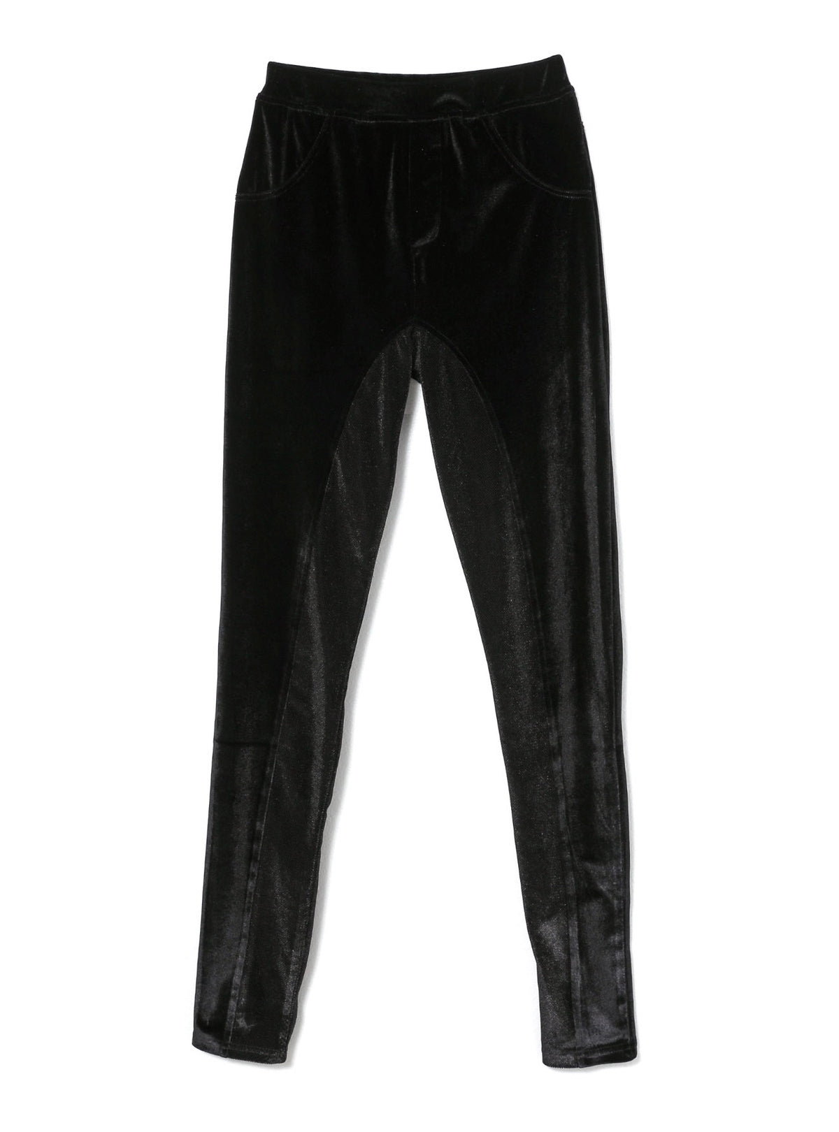 Mesh Luster Velour Pants