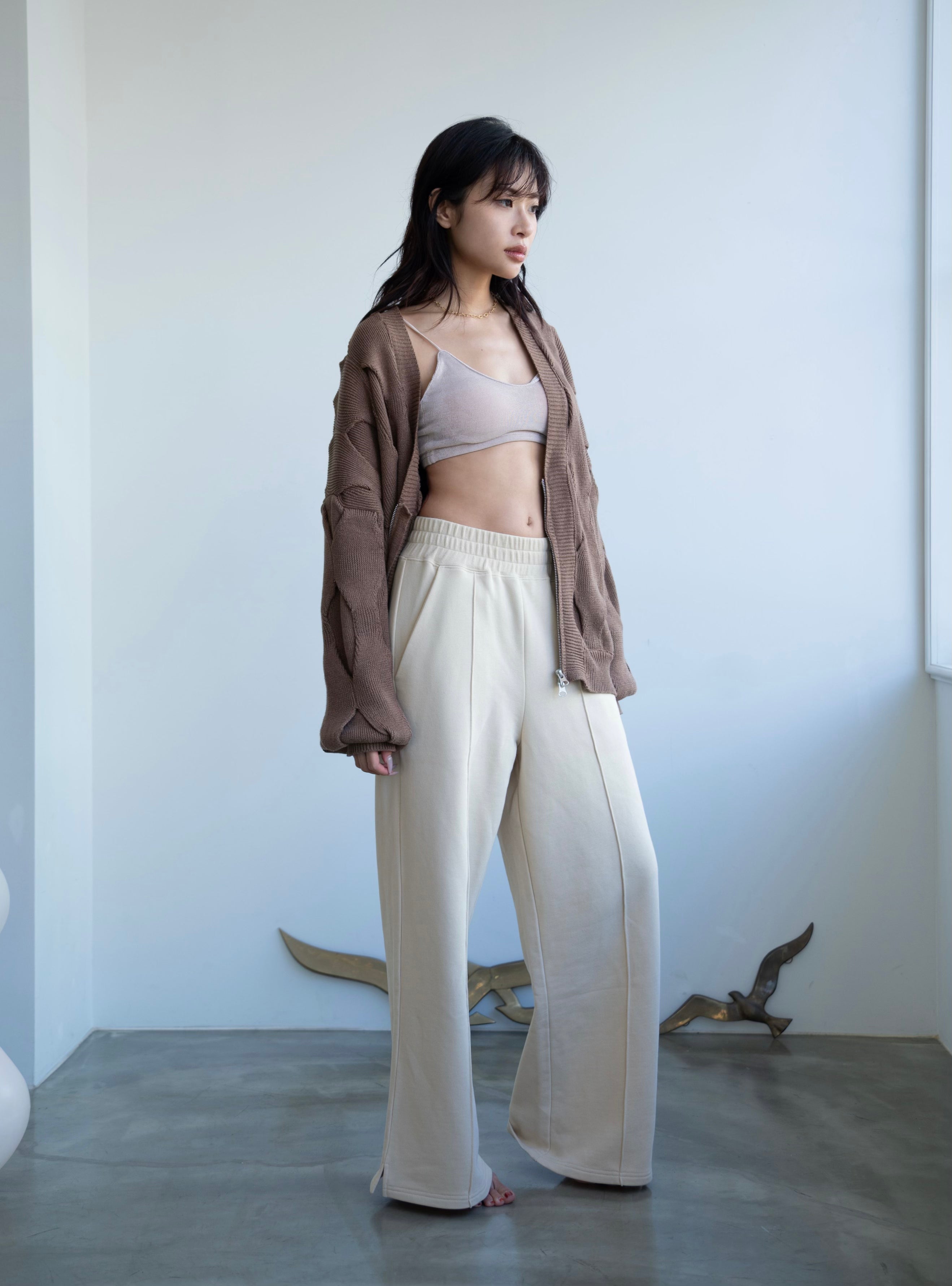 JUEMIのアイテムを使った「ニットショートパンツ」の人気ファッション