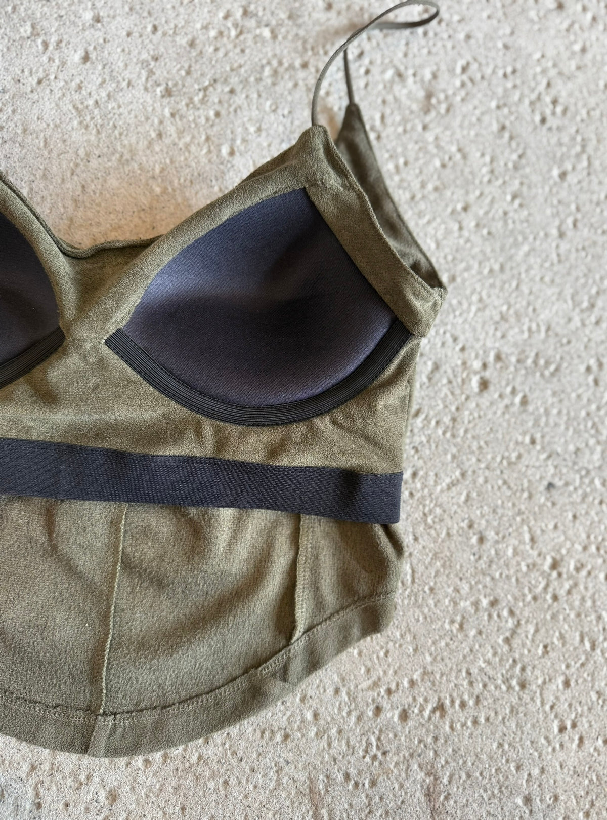 Suede Touch Bustier
