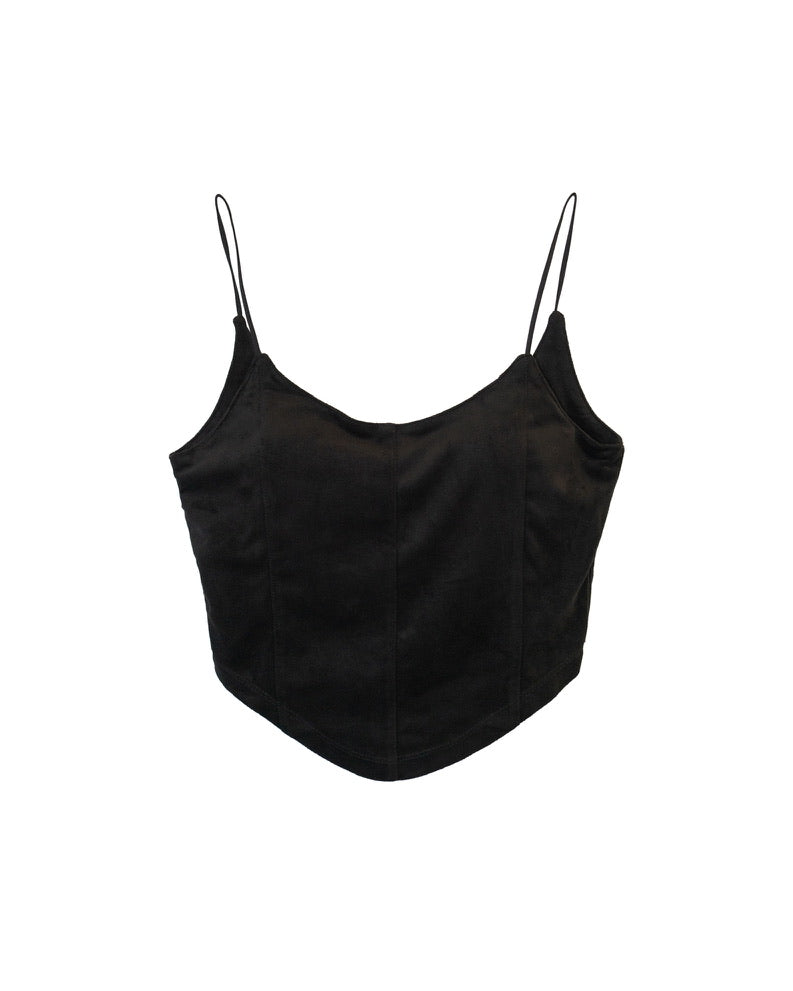 Suede Touch Bustier