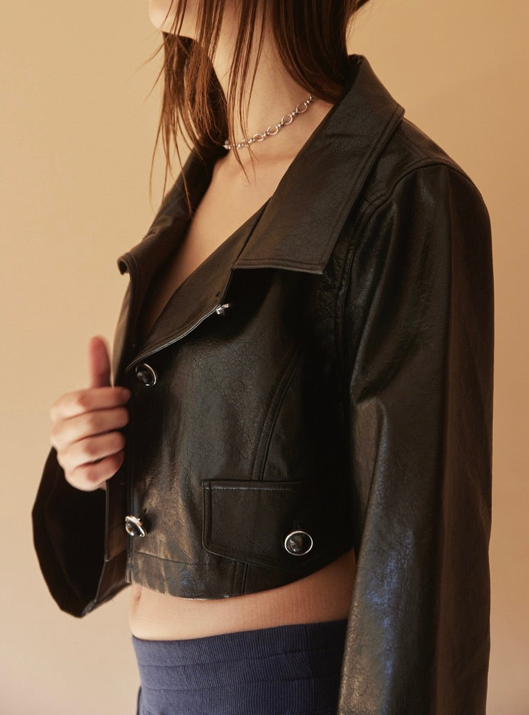 Polished Leather Jacket