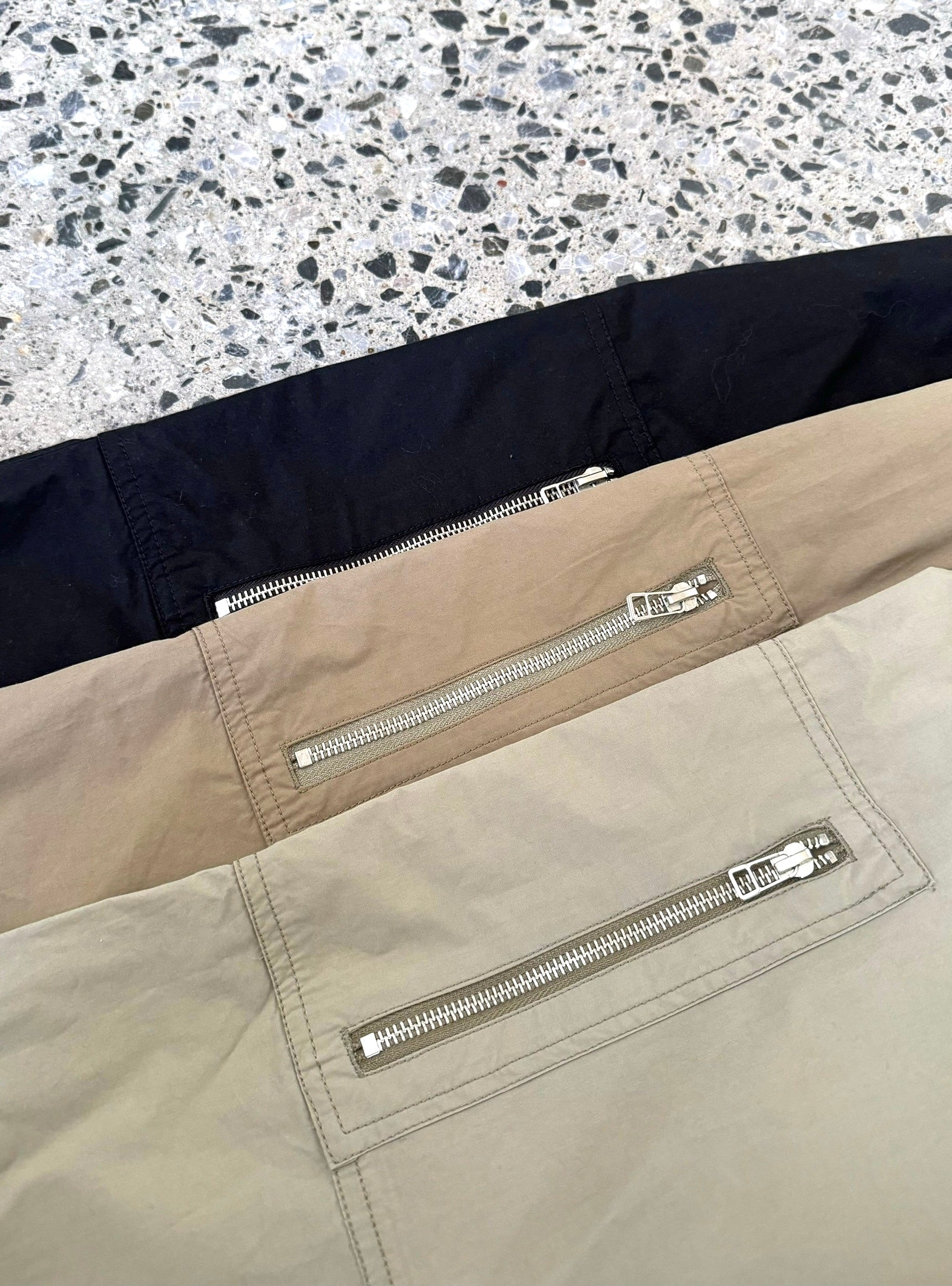 Zip-Up Crinkled Jumpsuit – JUEMI