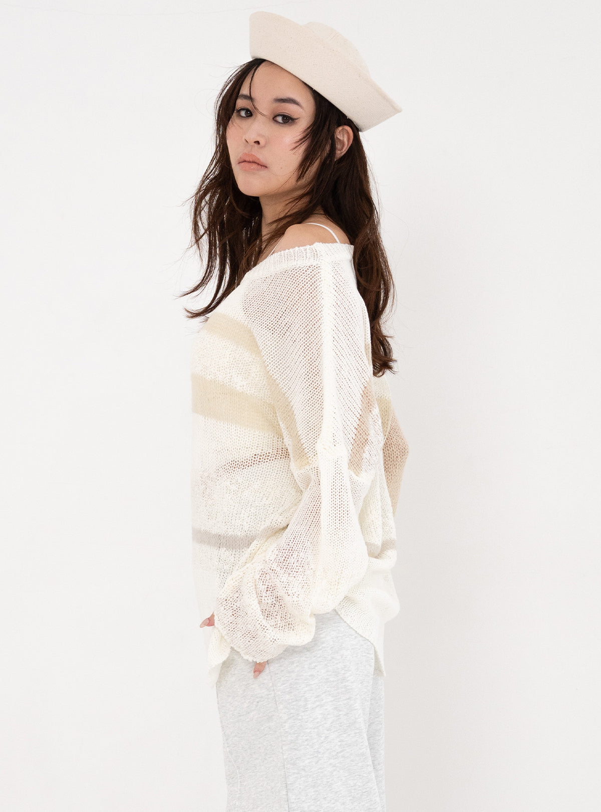 Color Block Loose Knit