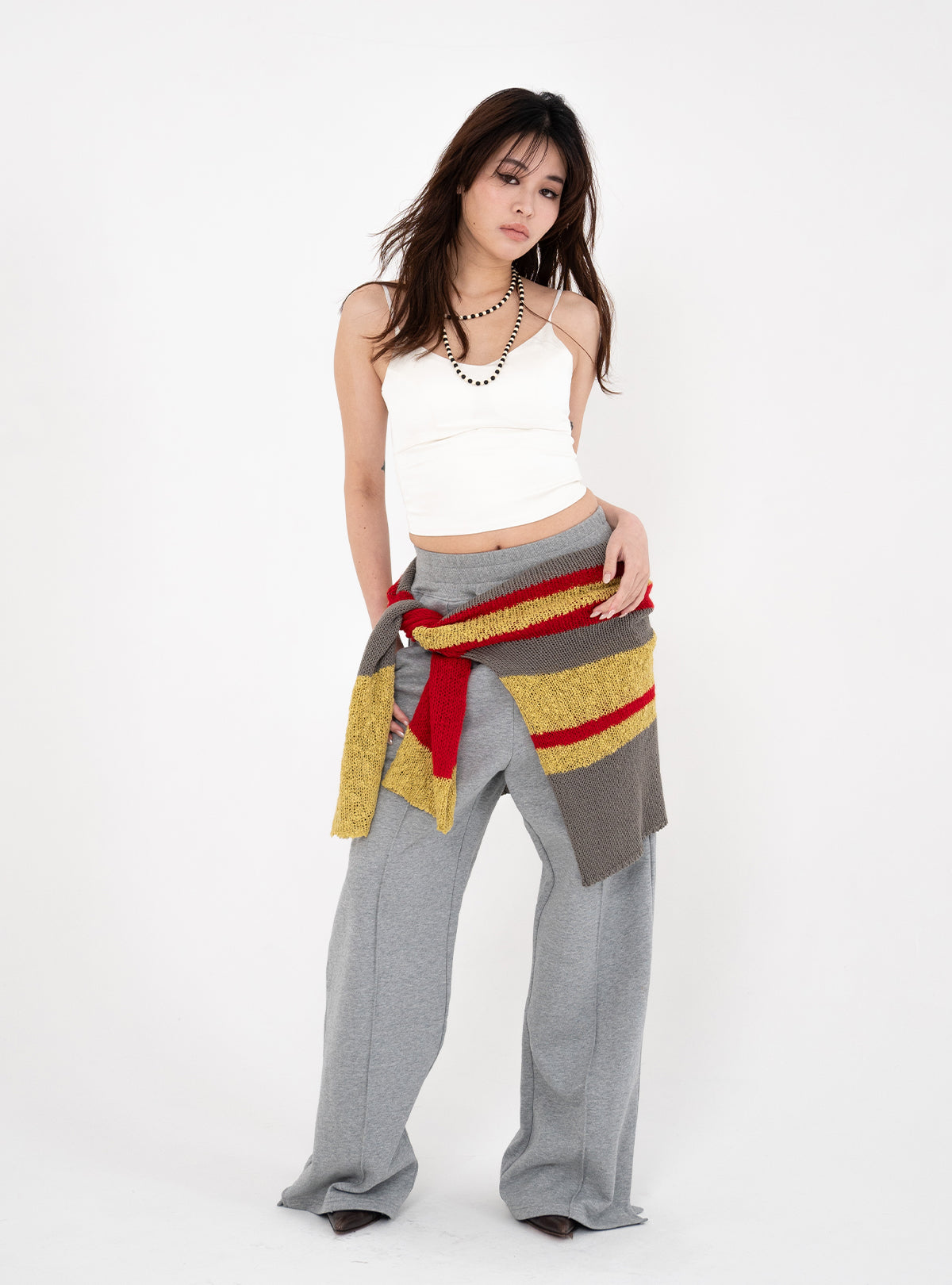 Color Block Loose Knit