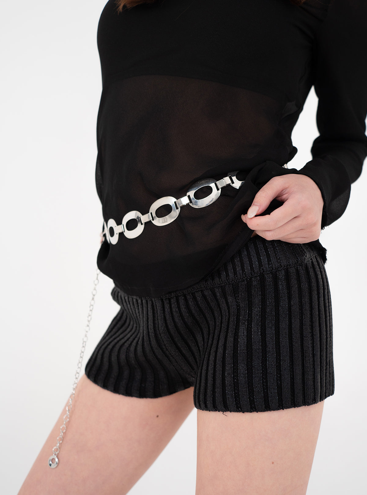 Oval Link Chain Belt