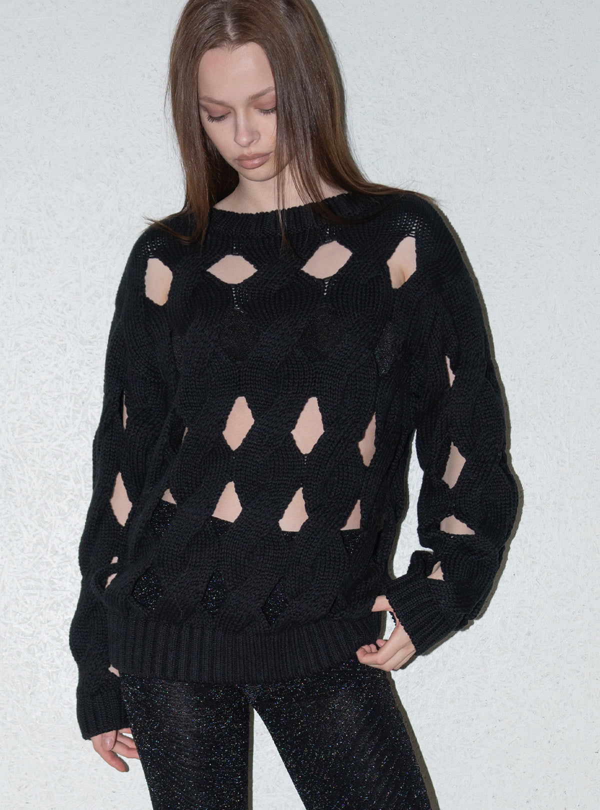 Skin Peek Cable Knit