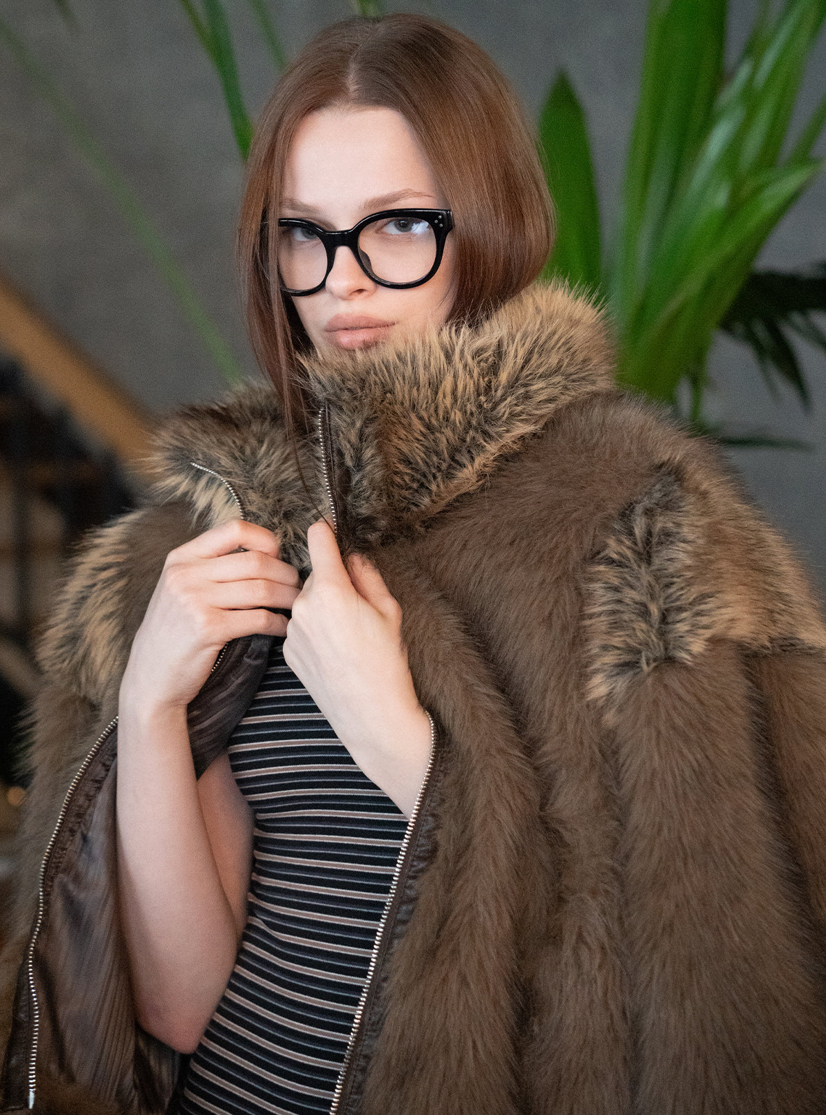 Blendique Fur Jacket