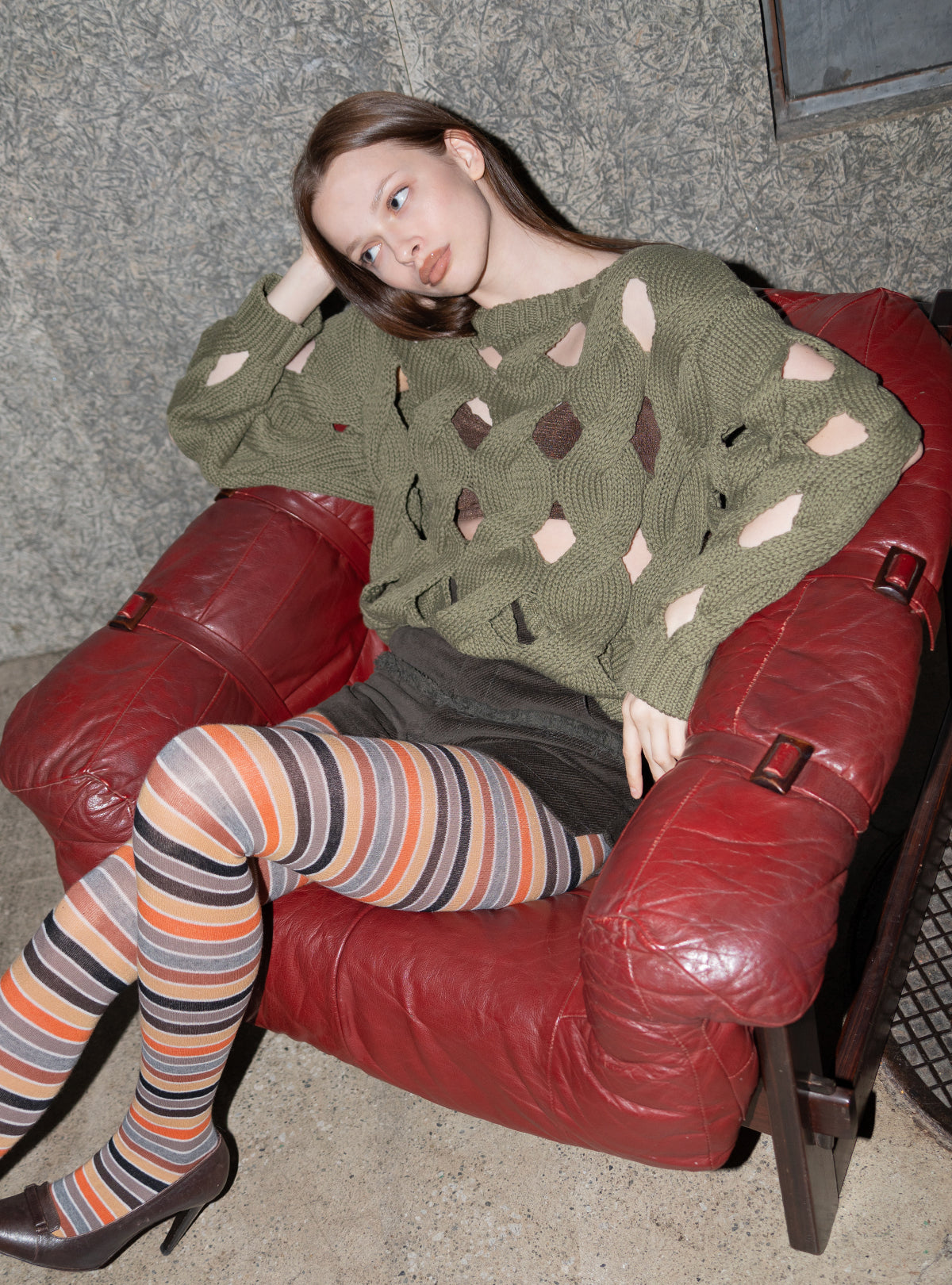 Skin Peek Cable Knit