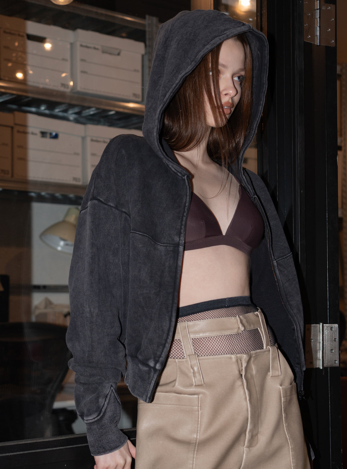 Shadow Zip-up Hoodie