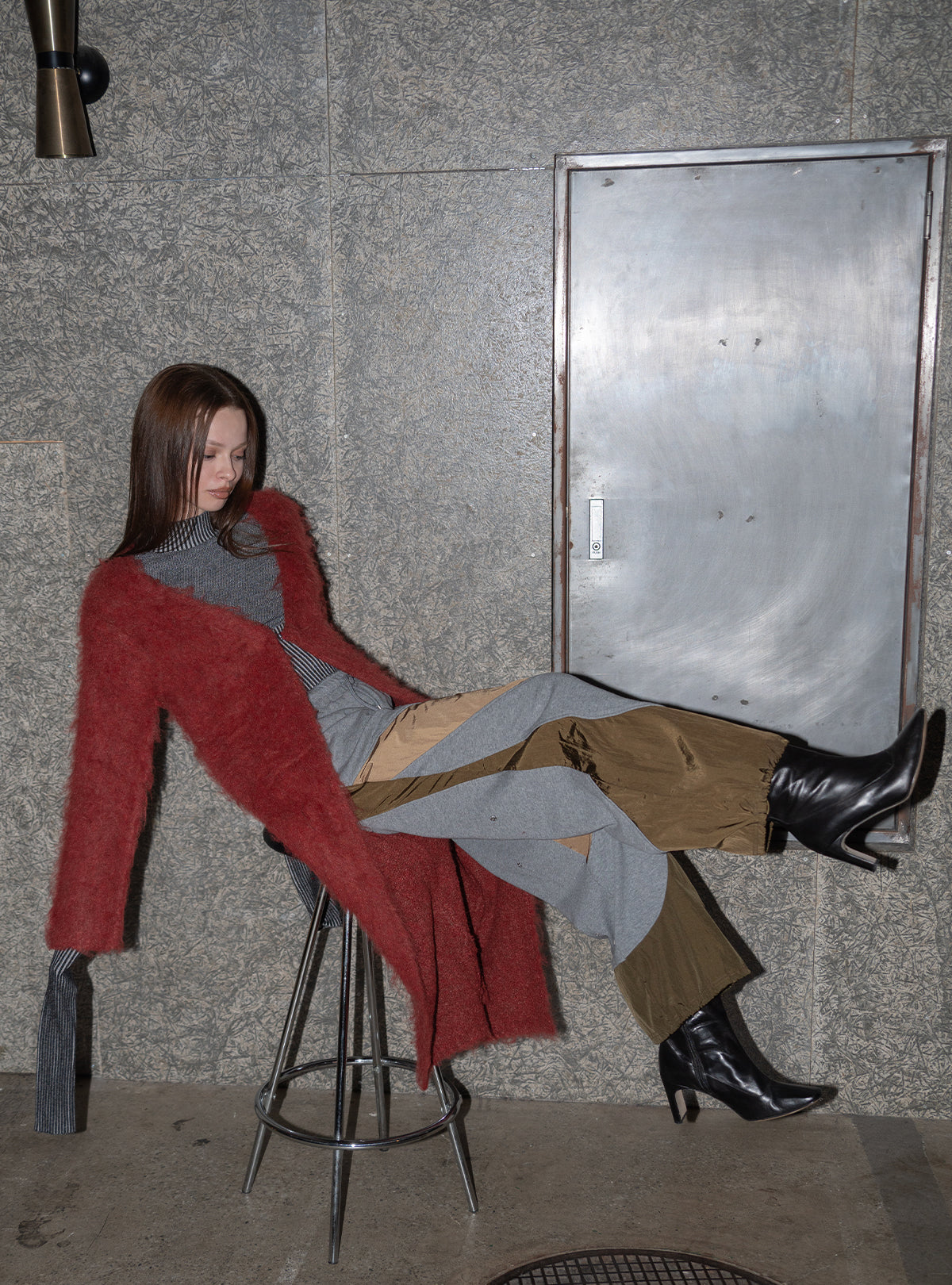 Adjustable Fabric Block Pants