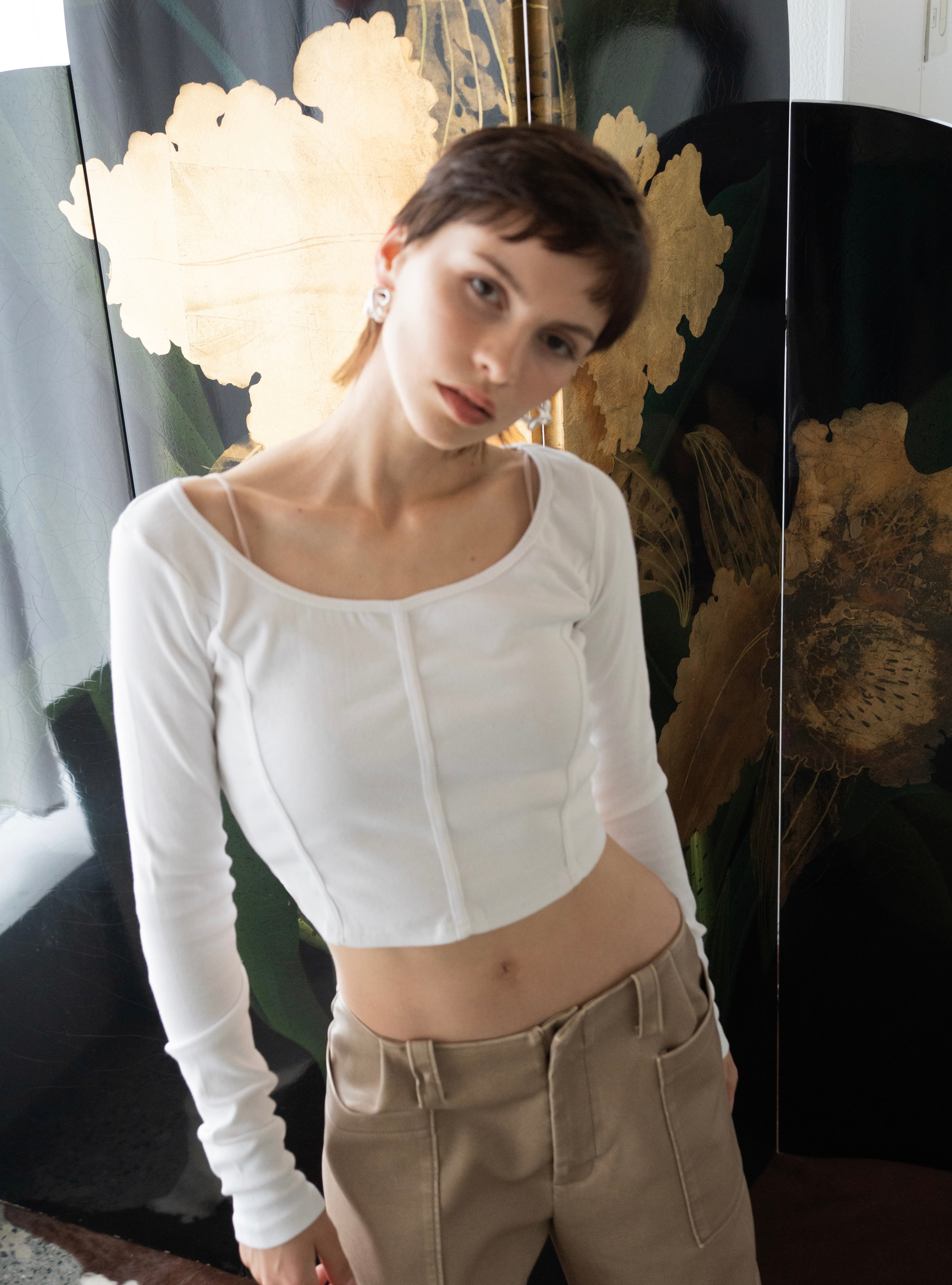 トップス Shadow Binder Top Shadow Binder Top – JUEMI