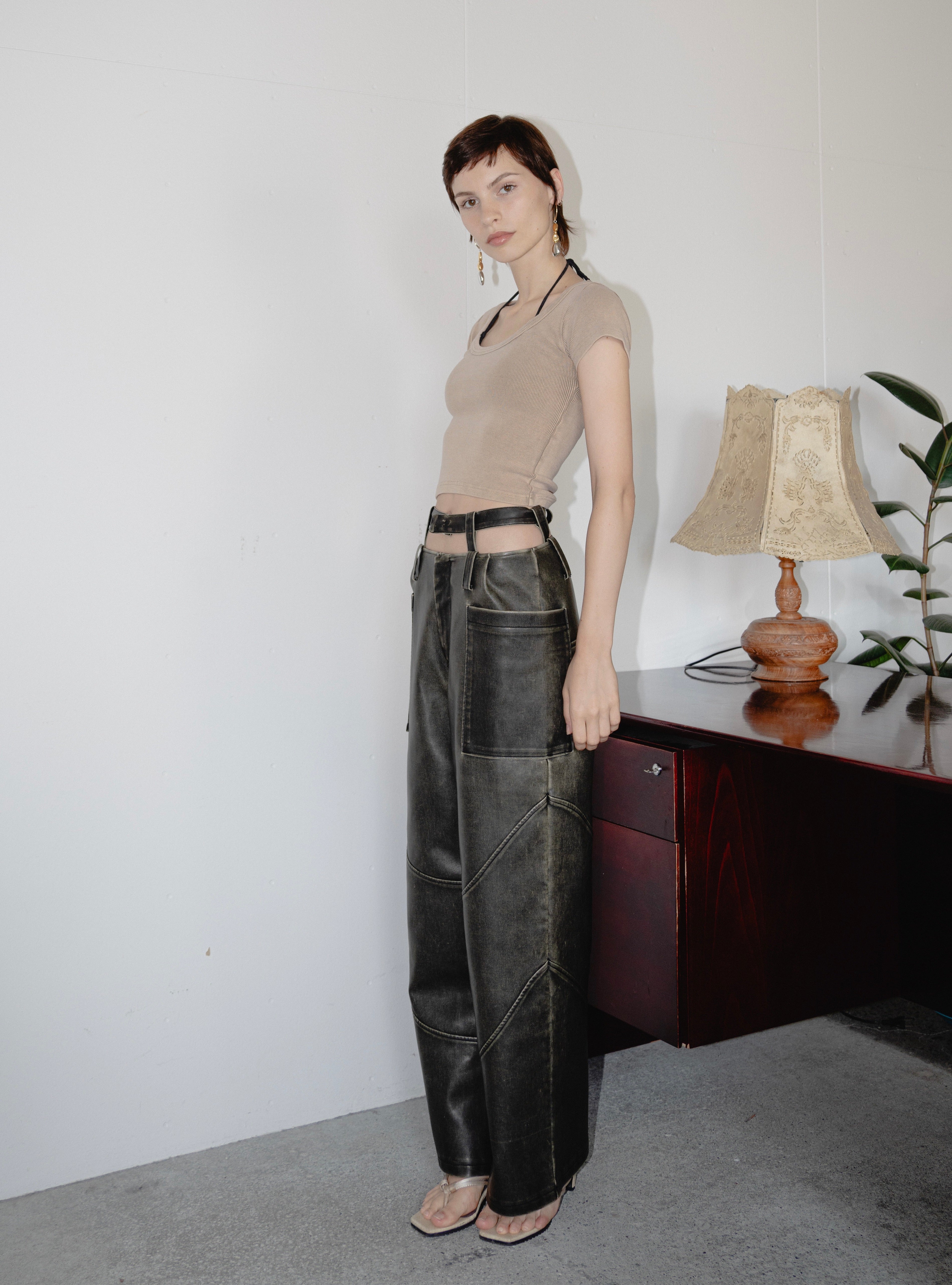パンツ juemi Modular Faux Leather Pants – JUEMI