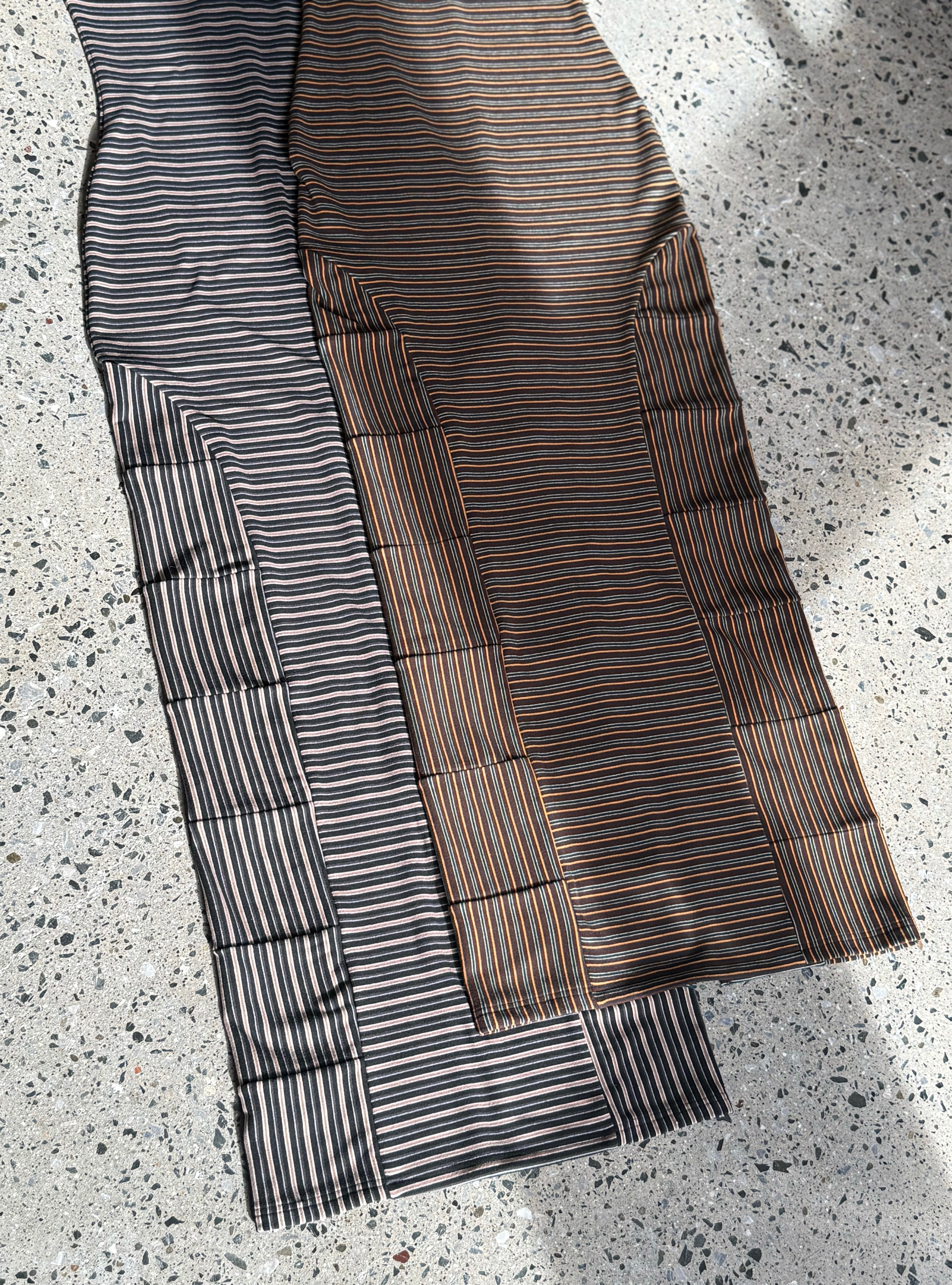 Multi Border Maxi Dress – JUEMI