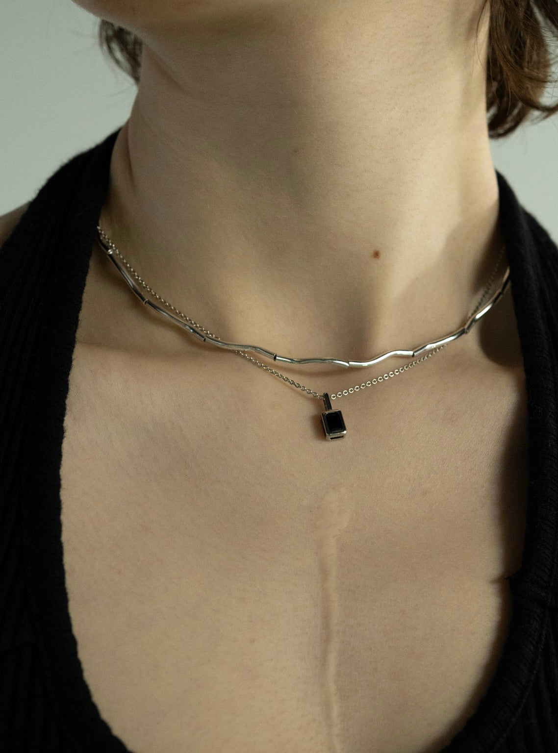 アクセサリー juemi SLV925 Flat Link Necklace SLV925 Flat Link Necklace – JUEMI