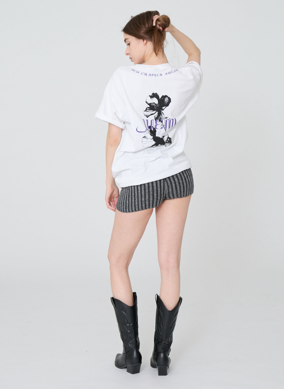 Restock】Contrast Knit Shorts – JUEMI