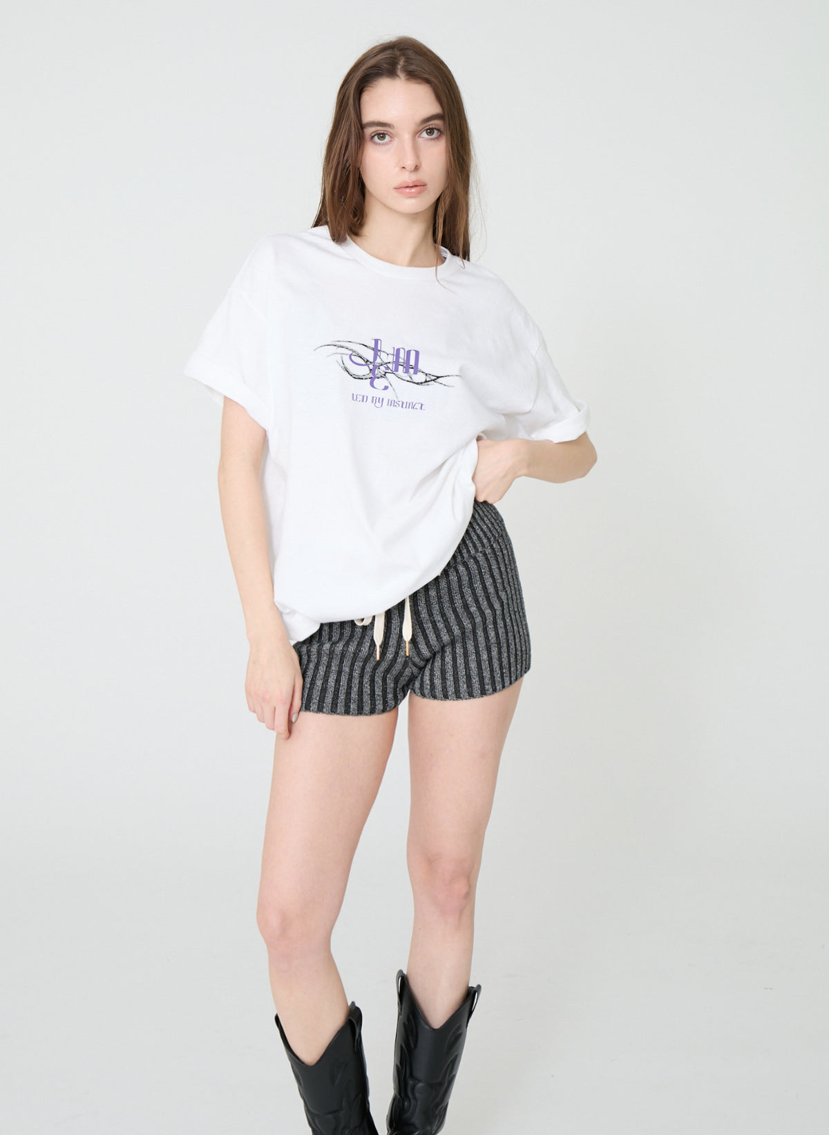【Restock】Contrast Knit Shorts