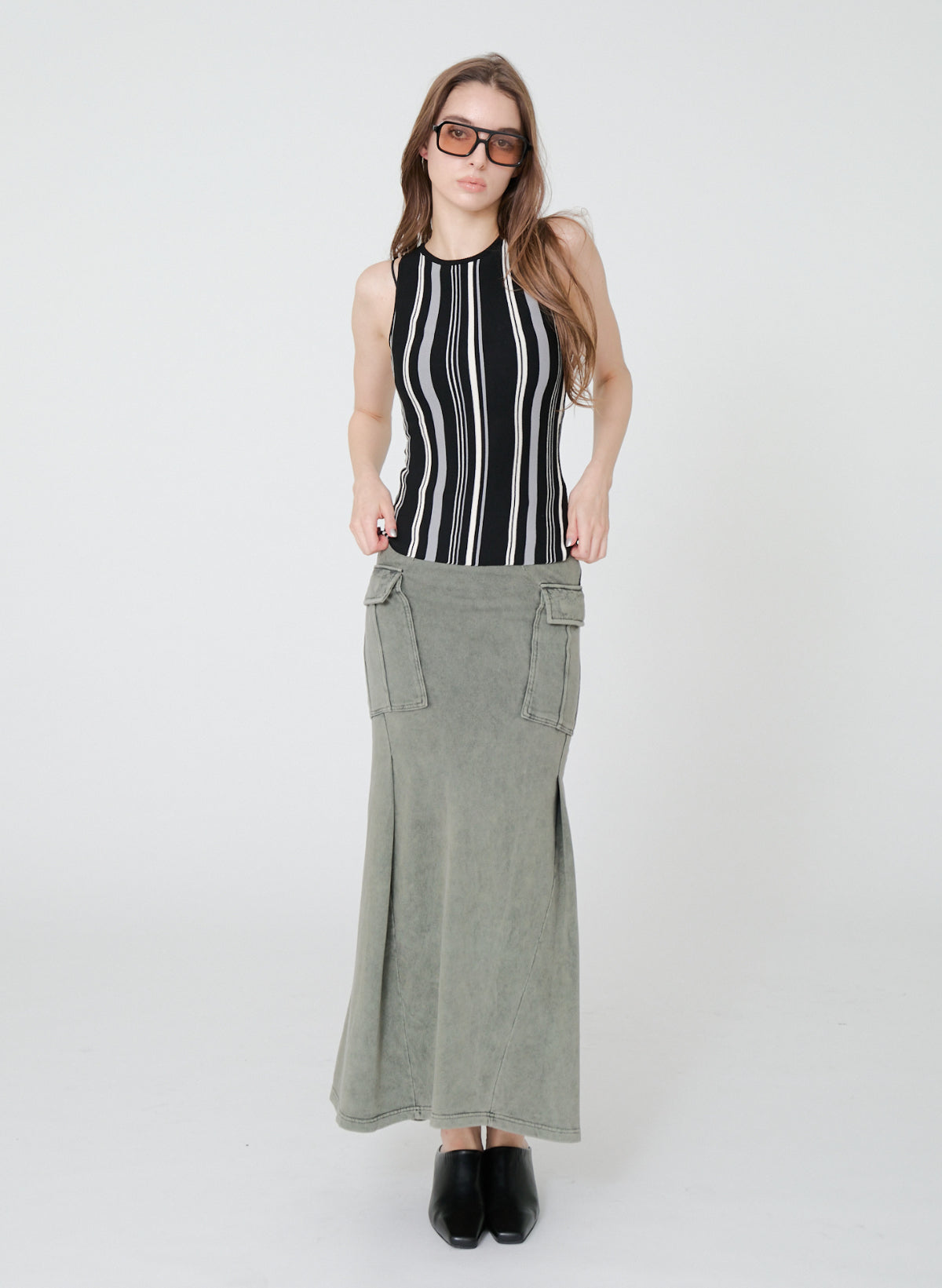 Multi Stripe Knit Tank