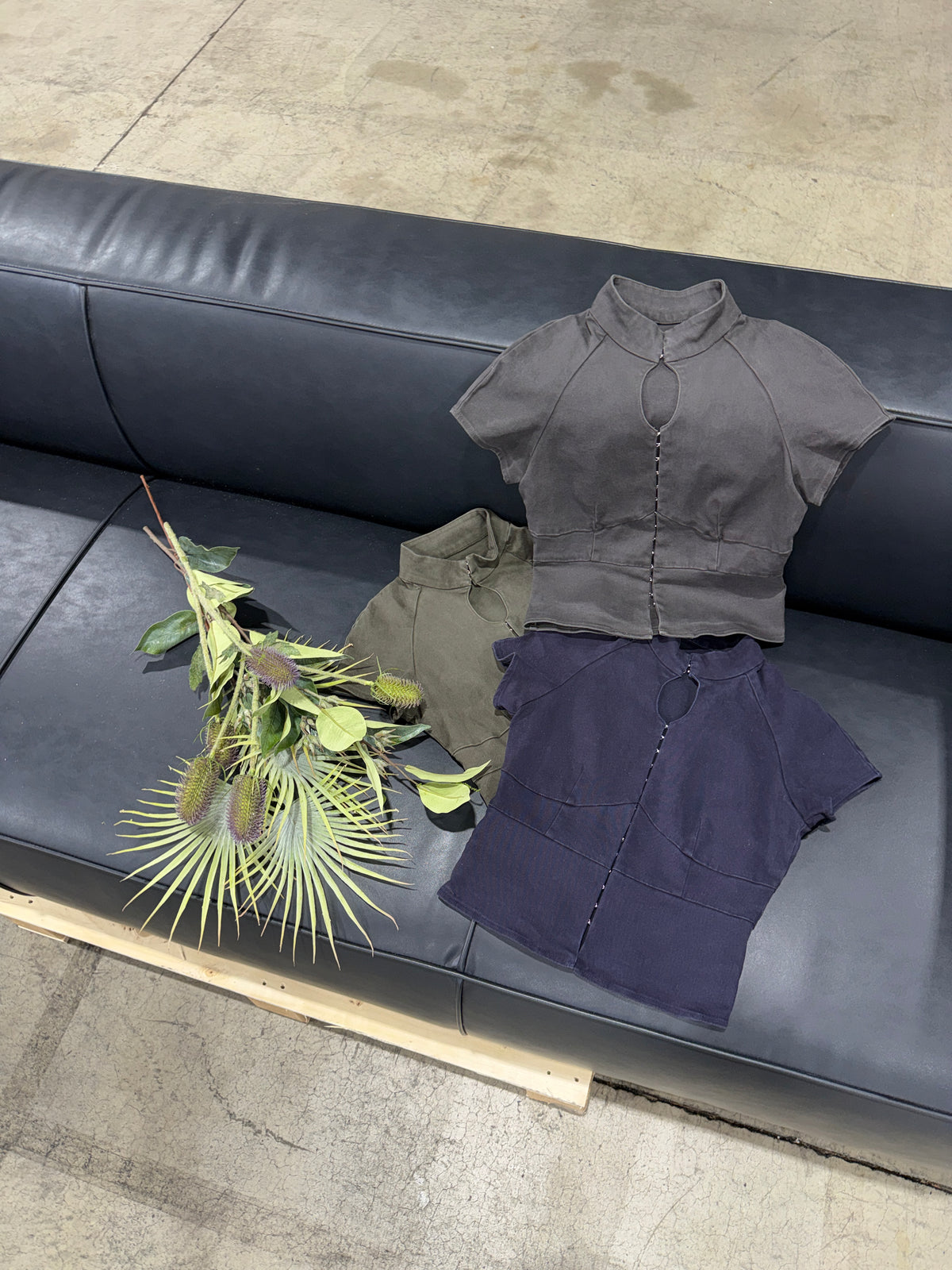 Cutout Peplum Top