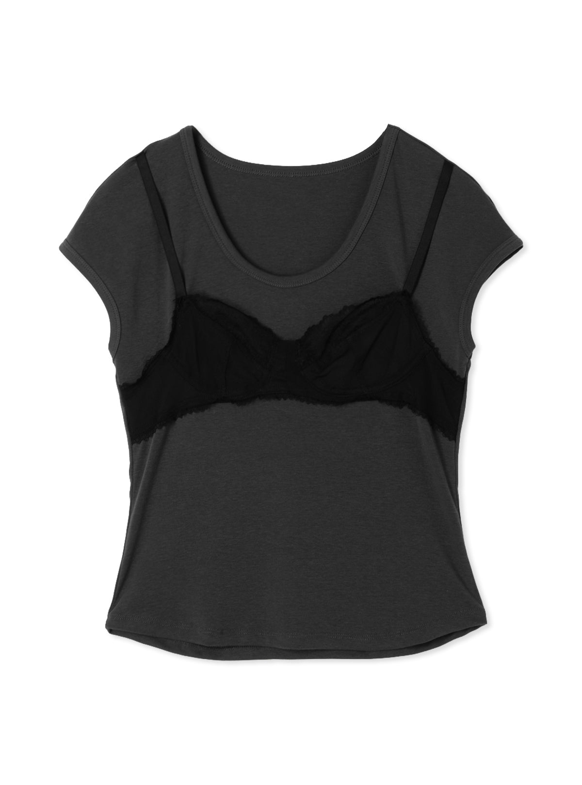 Bralette Layered Tee