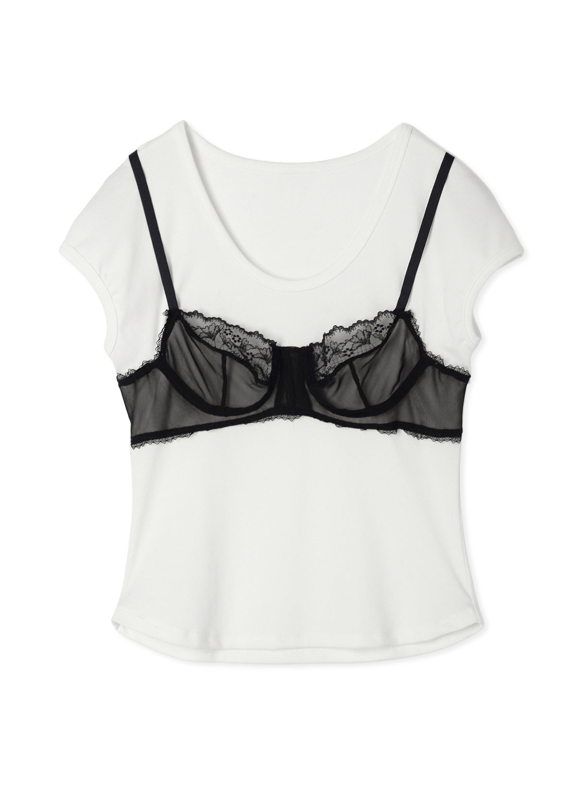 Bralette Layered Tee