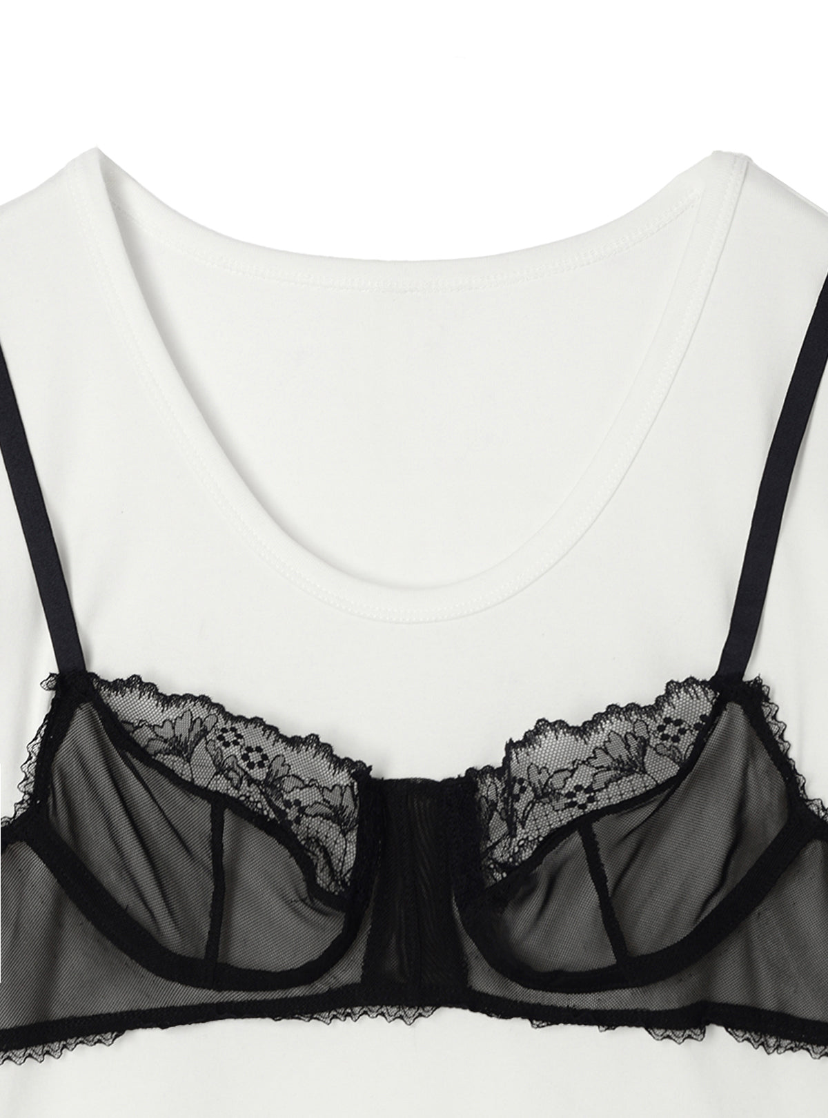 Bralette Layered Tee
