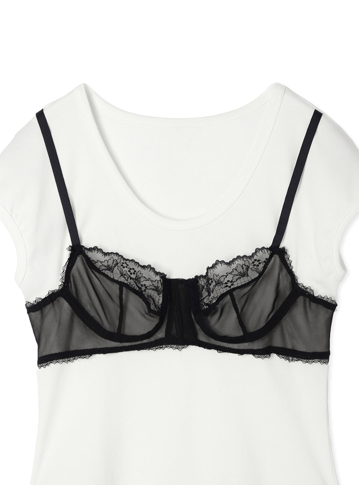 Bralette Layered Tee