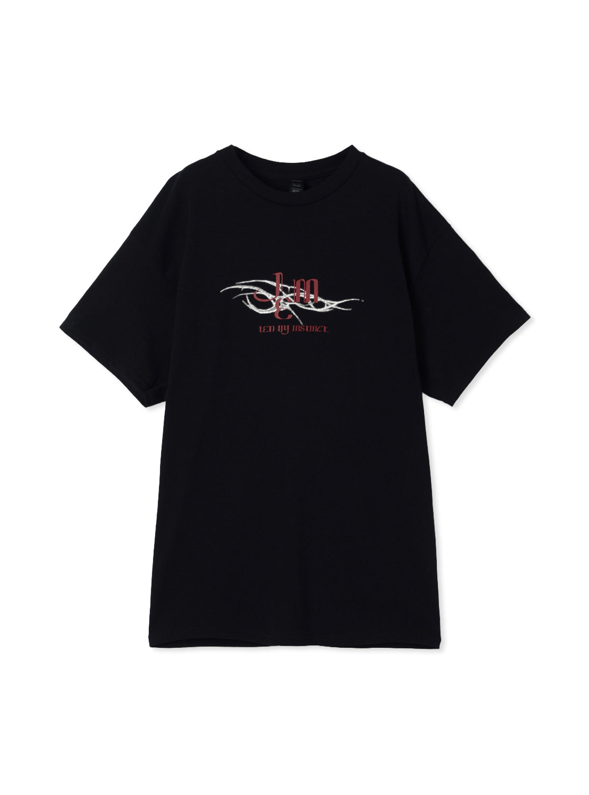 Noir Bloom Loose Tee