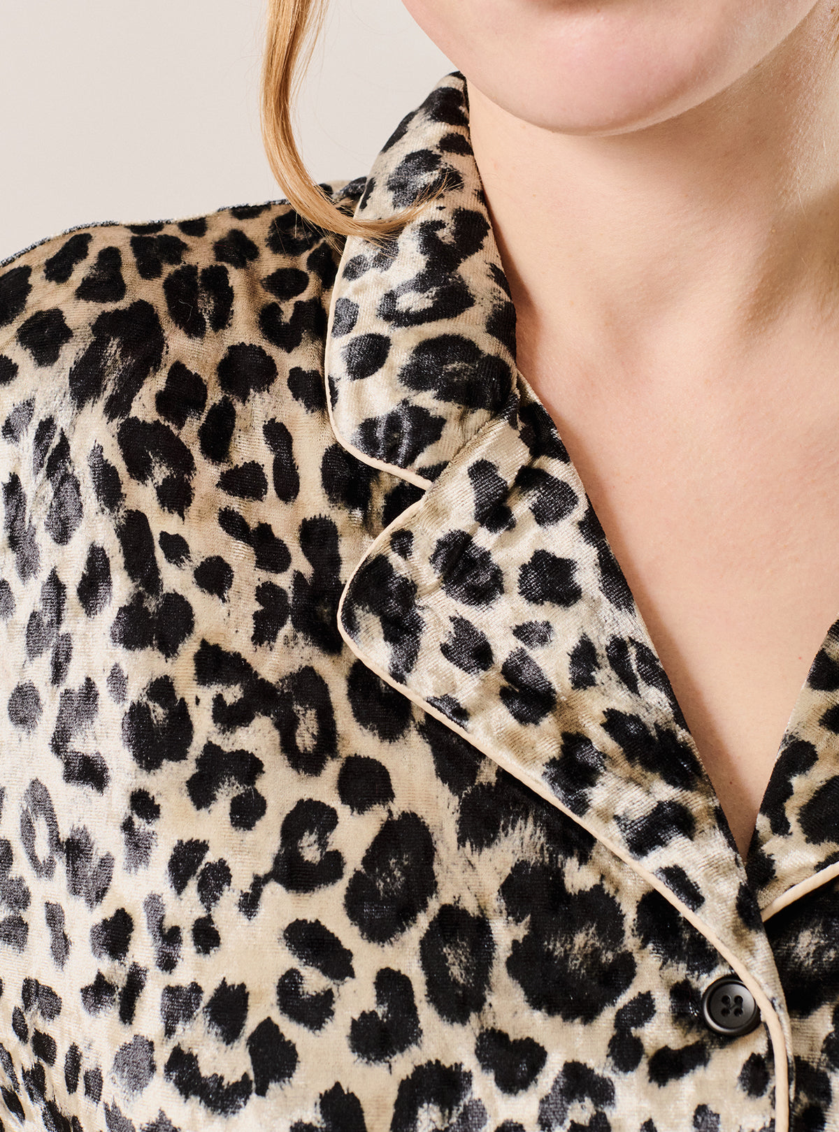 【NOVELTY】Velvet Leopard Pajama