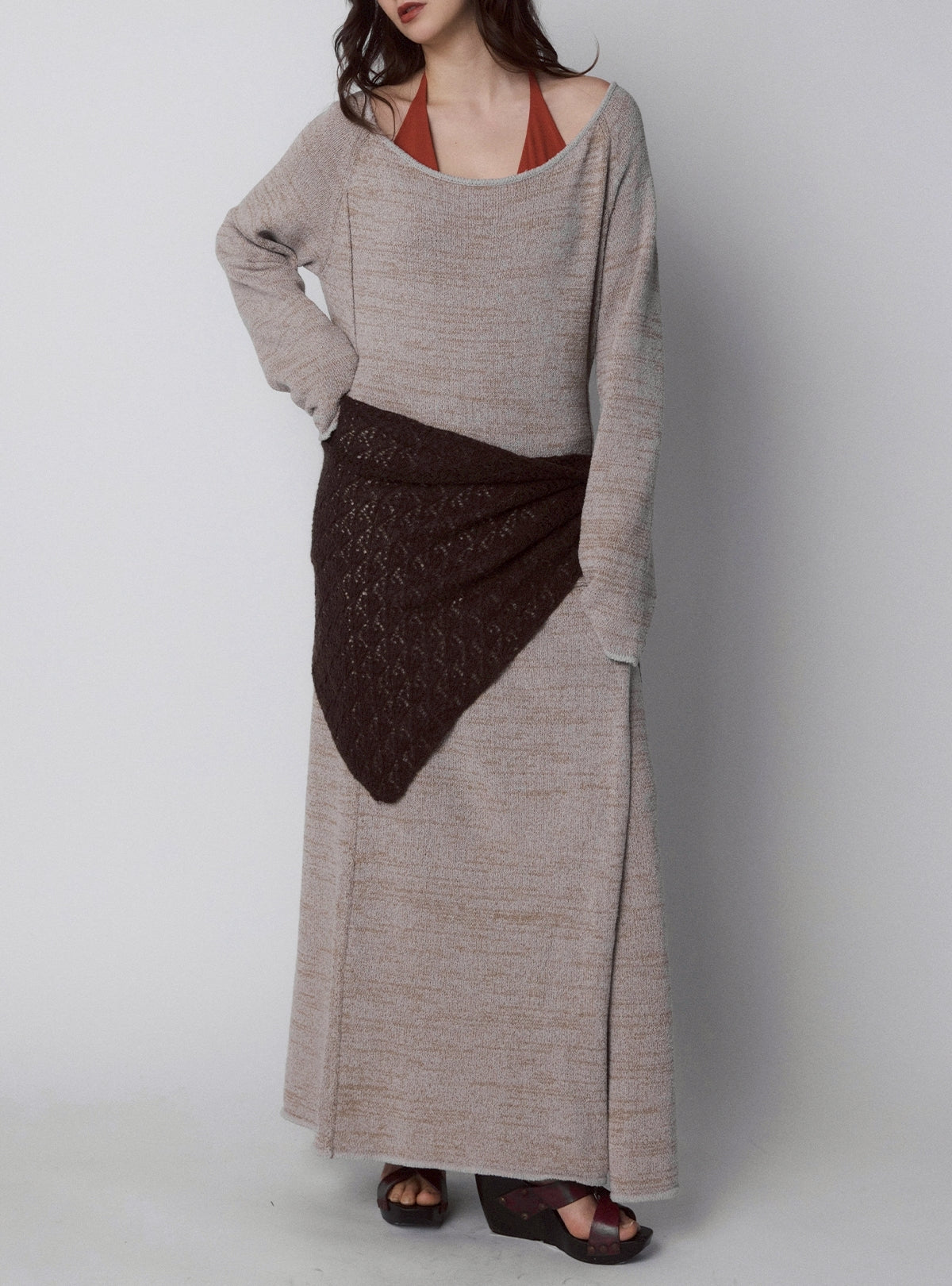 Loose Knit Maxi Dress